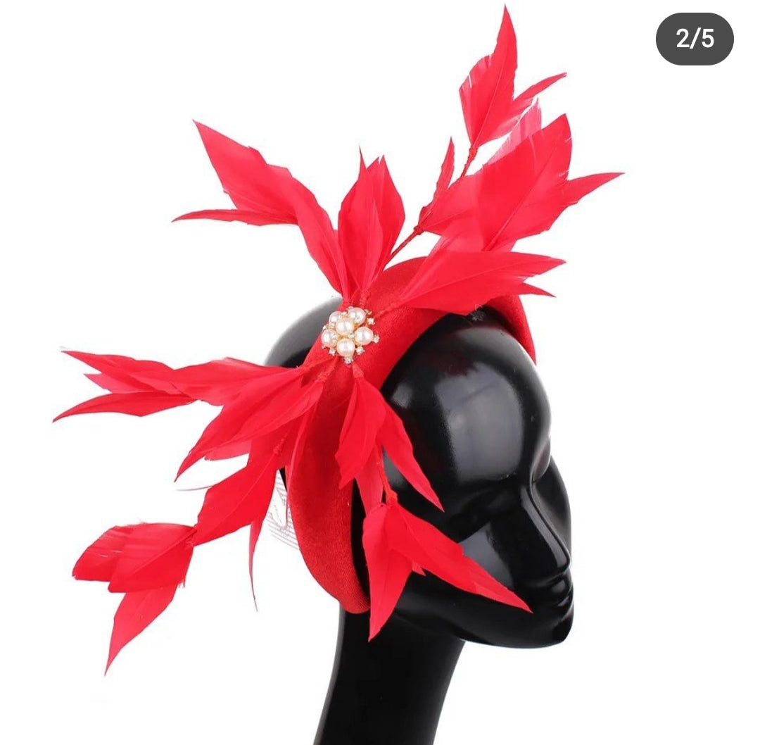 "Floral Radiance Fascinator"