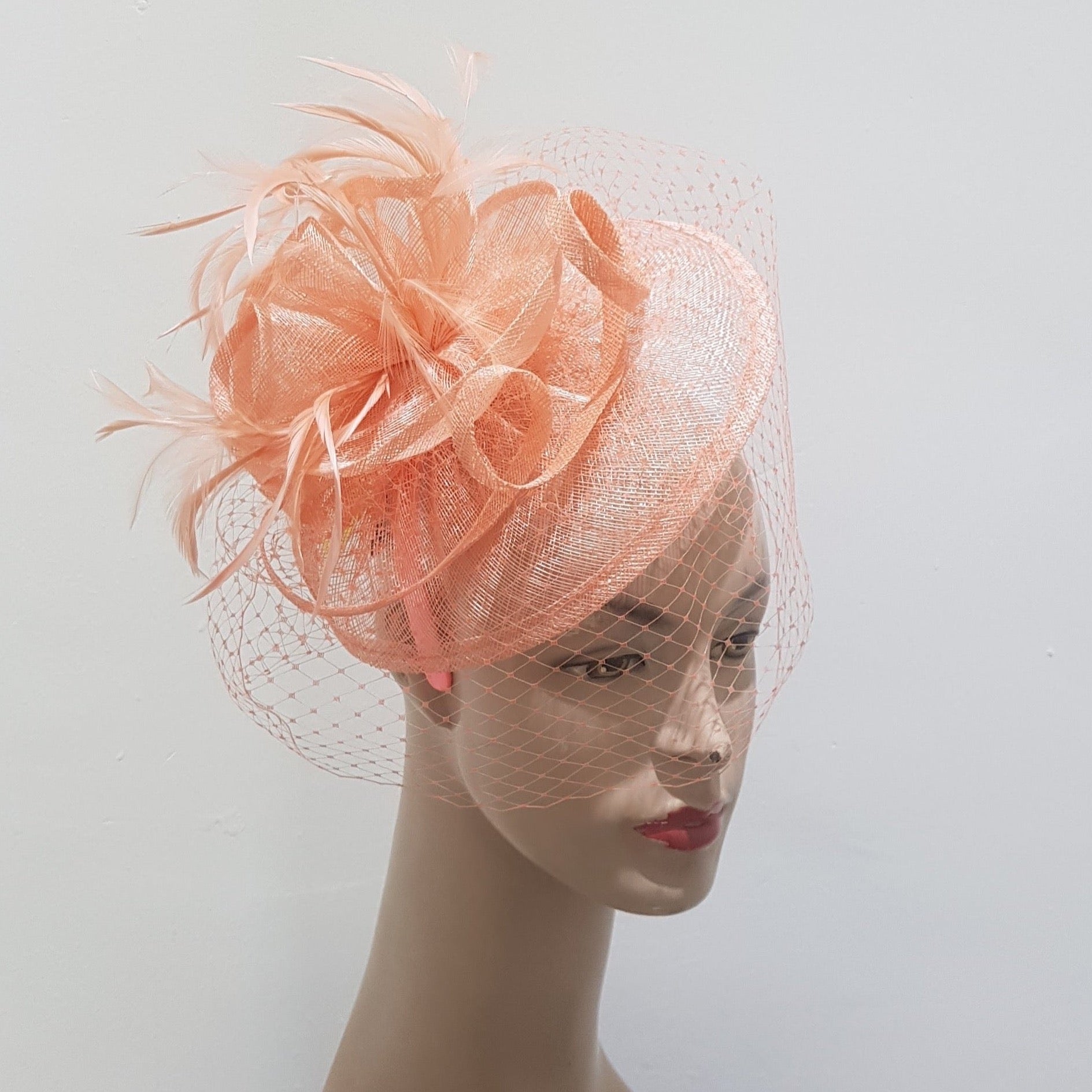 Elegant Fascinator with Delicate Feather Detailing