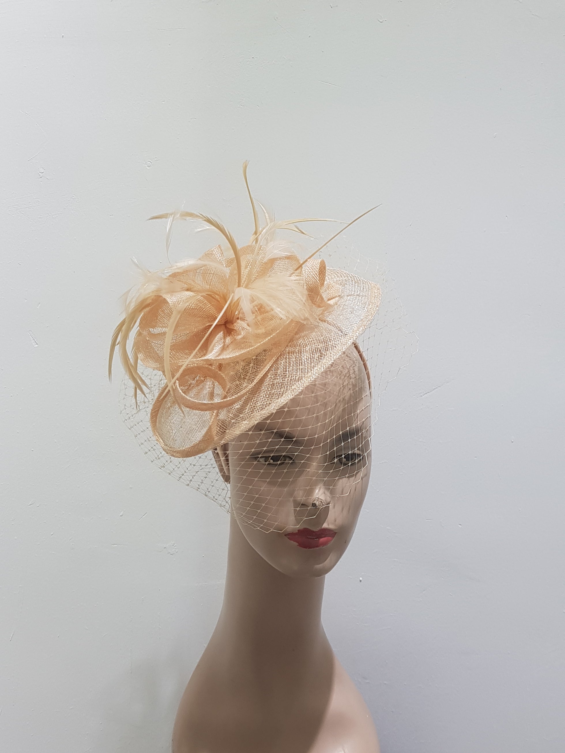 Elegant Fascinator with Delicate Feather Detailing