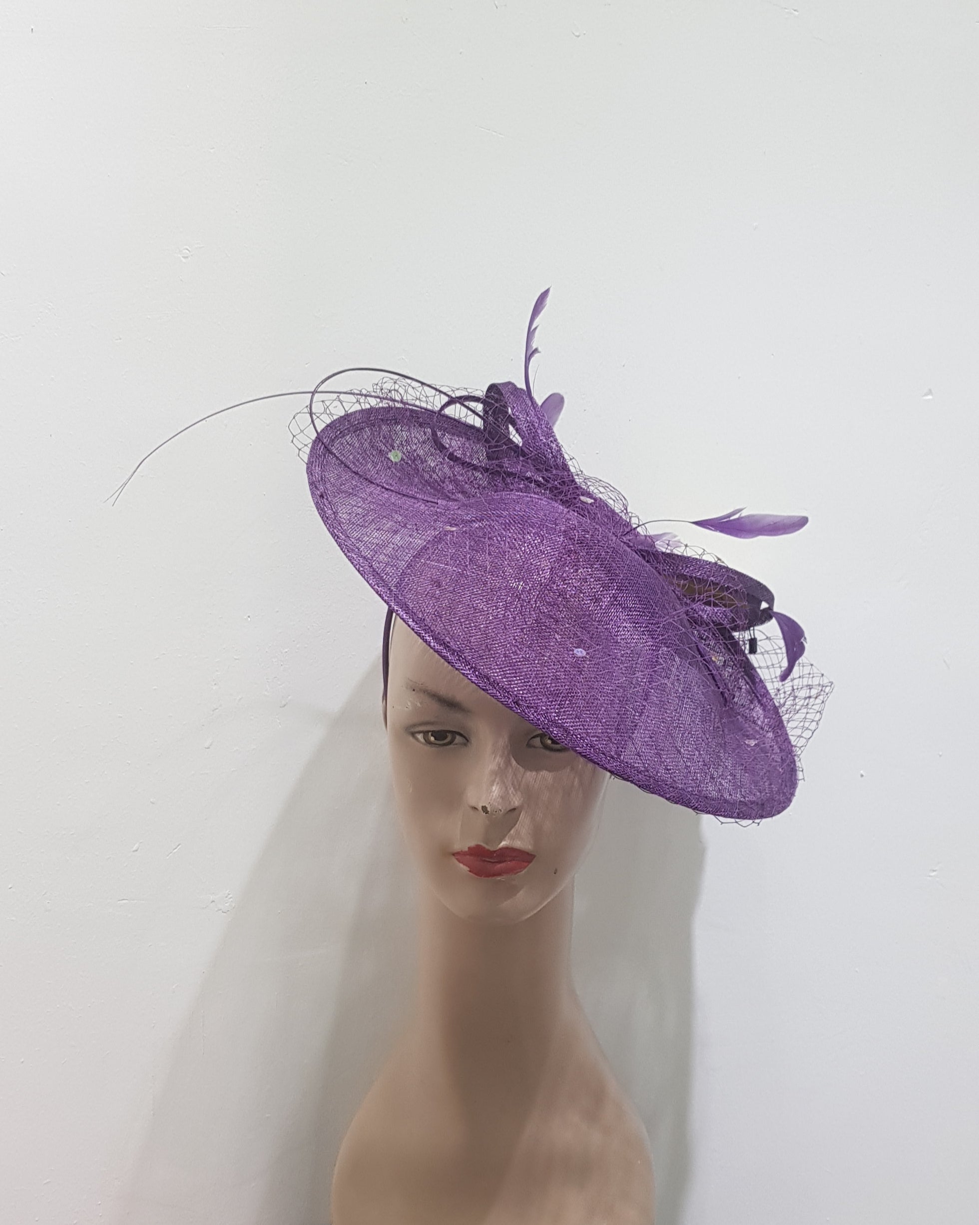 Spectrum Elegance Sinamay Feathered Fascinator Collection