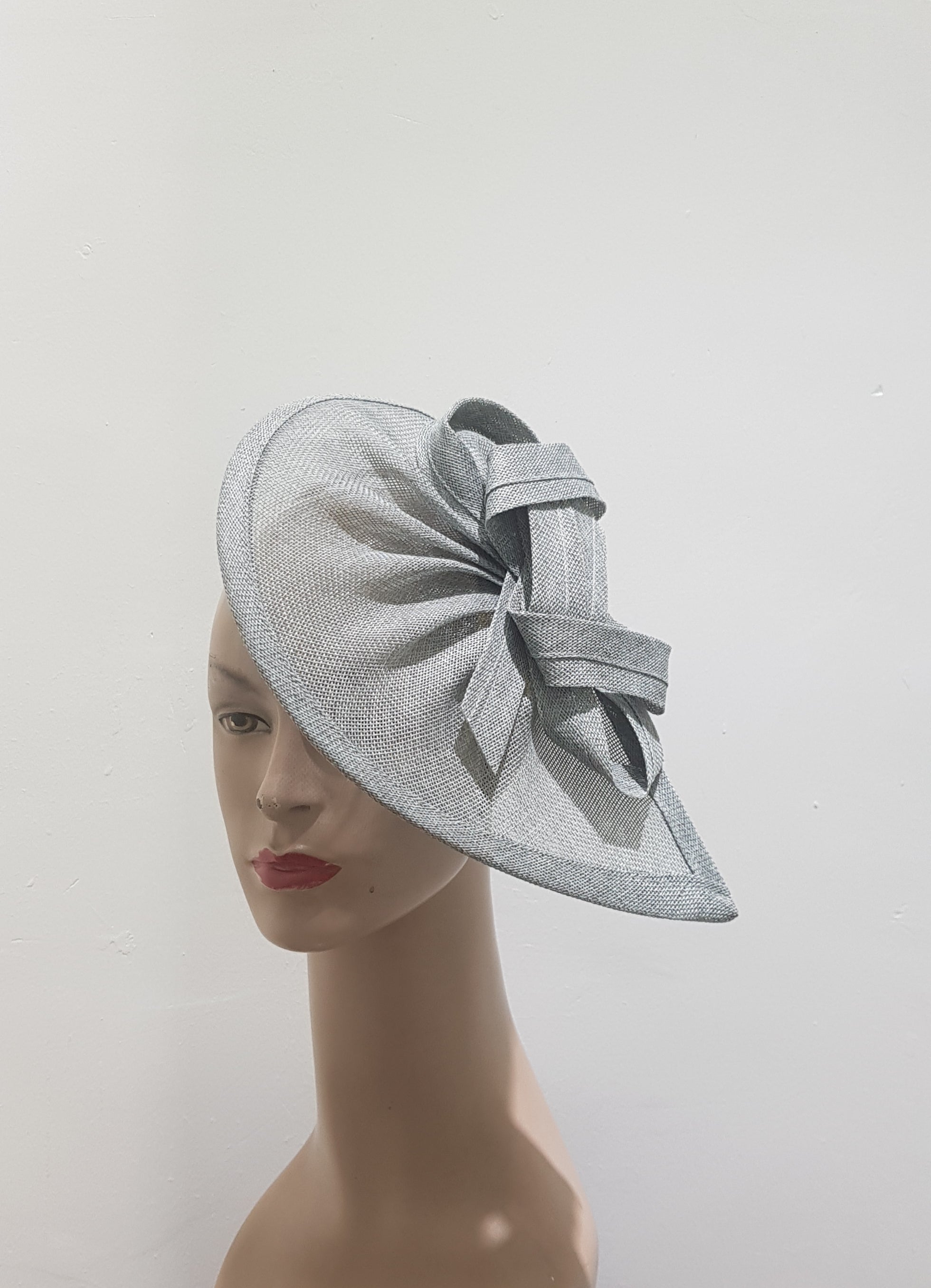 "Tangerine Twist Sinamay Fascinator"