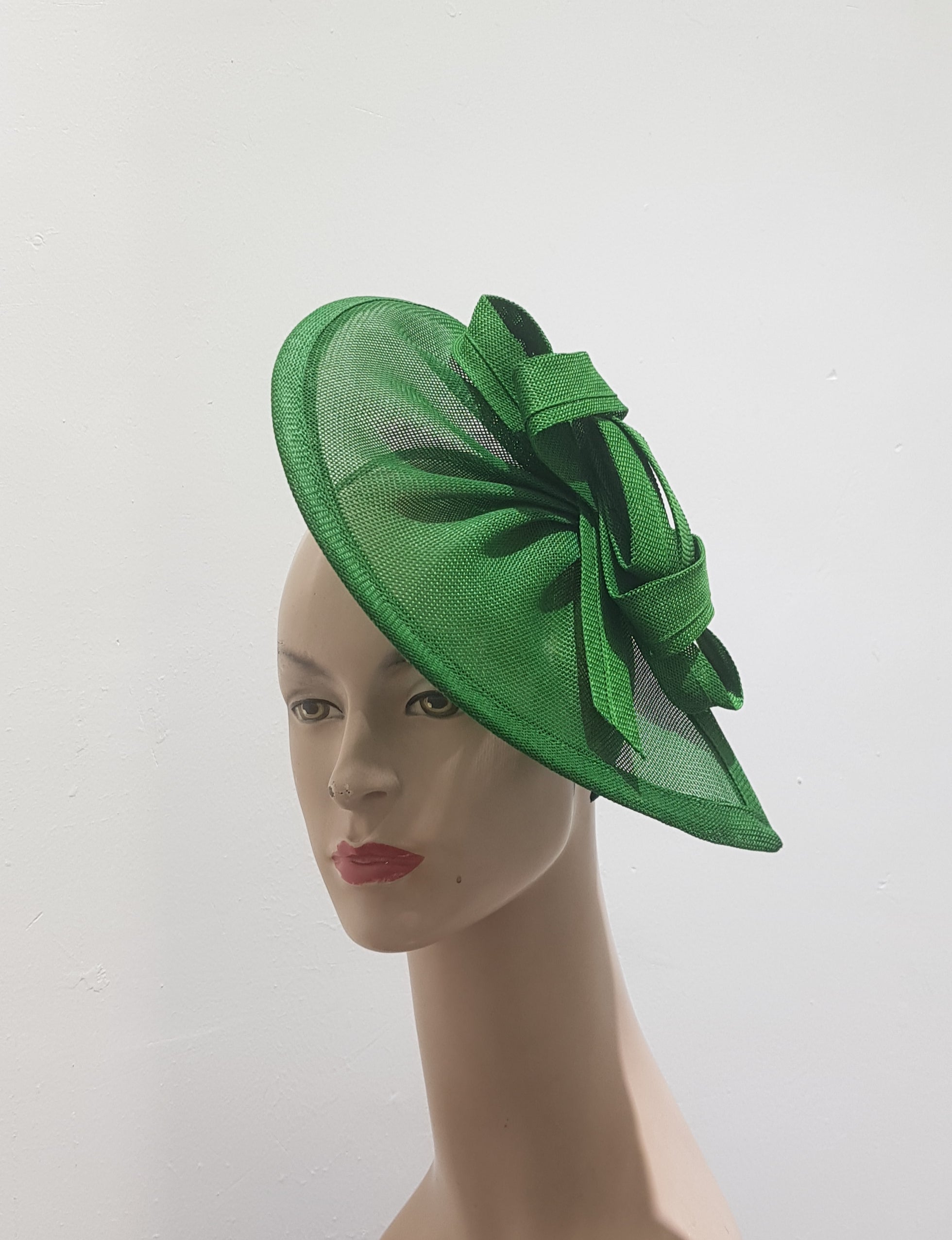 "Tangerine Twist Sinamay Fascinator"