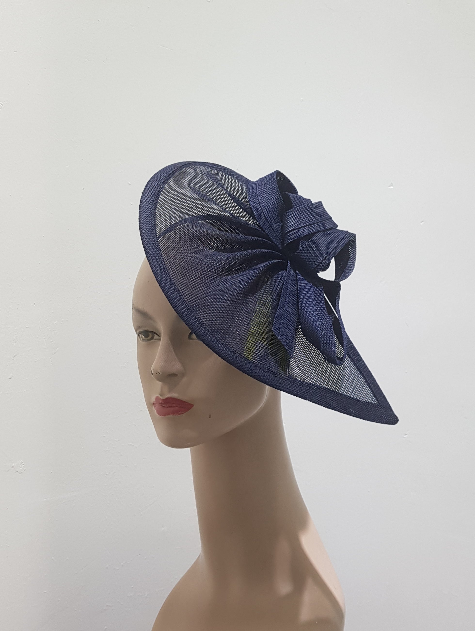 "Tangerine Twist Sinamay Fascinator"