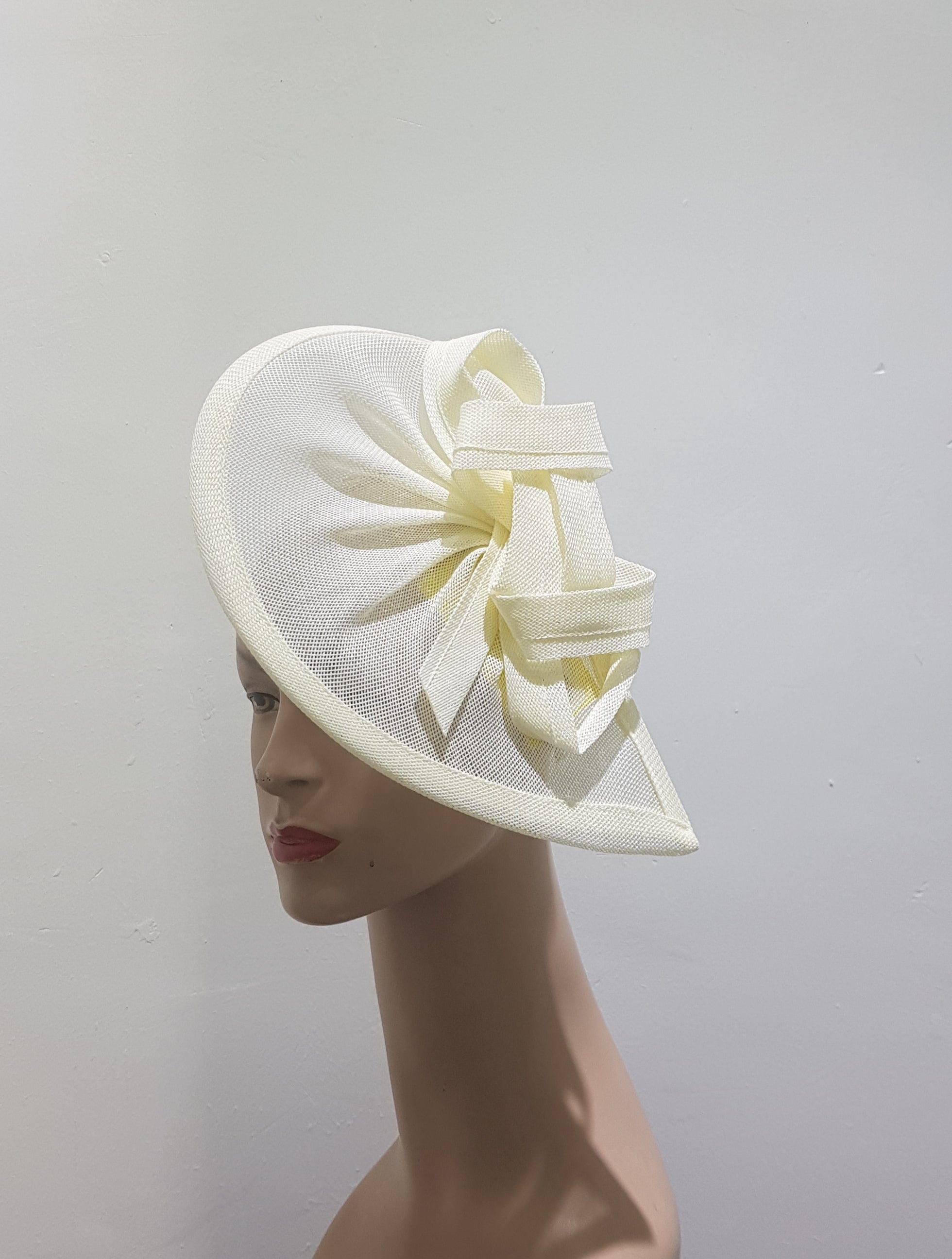 "Tangerine Twist Sinamay Fascinator"