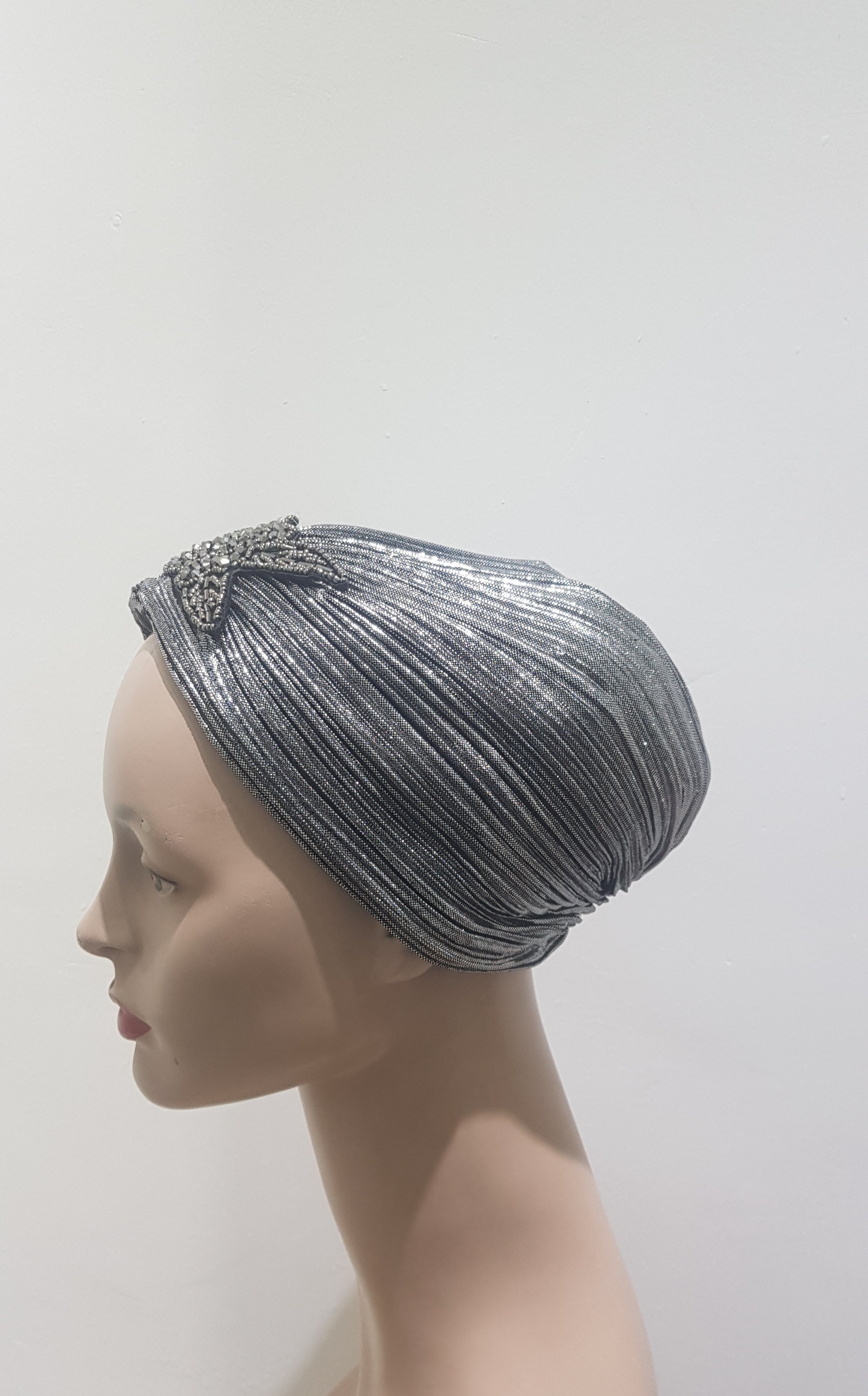 Radiant Shimmer Pleated Turban Collection