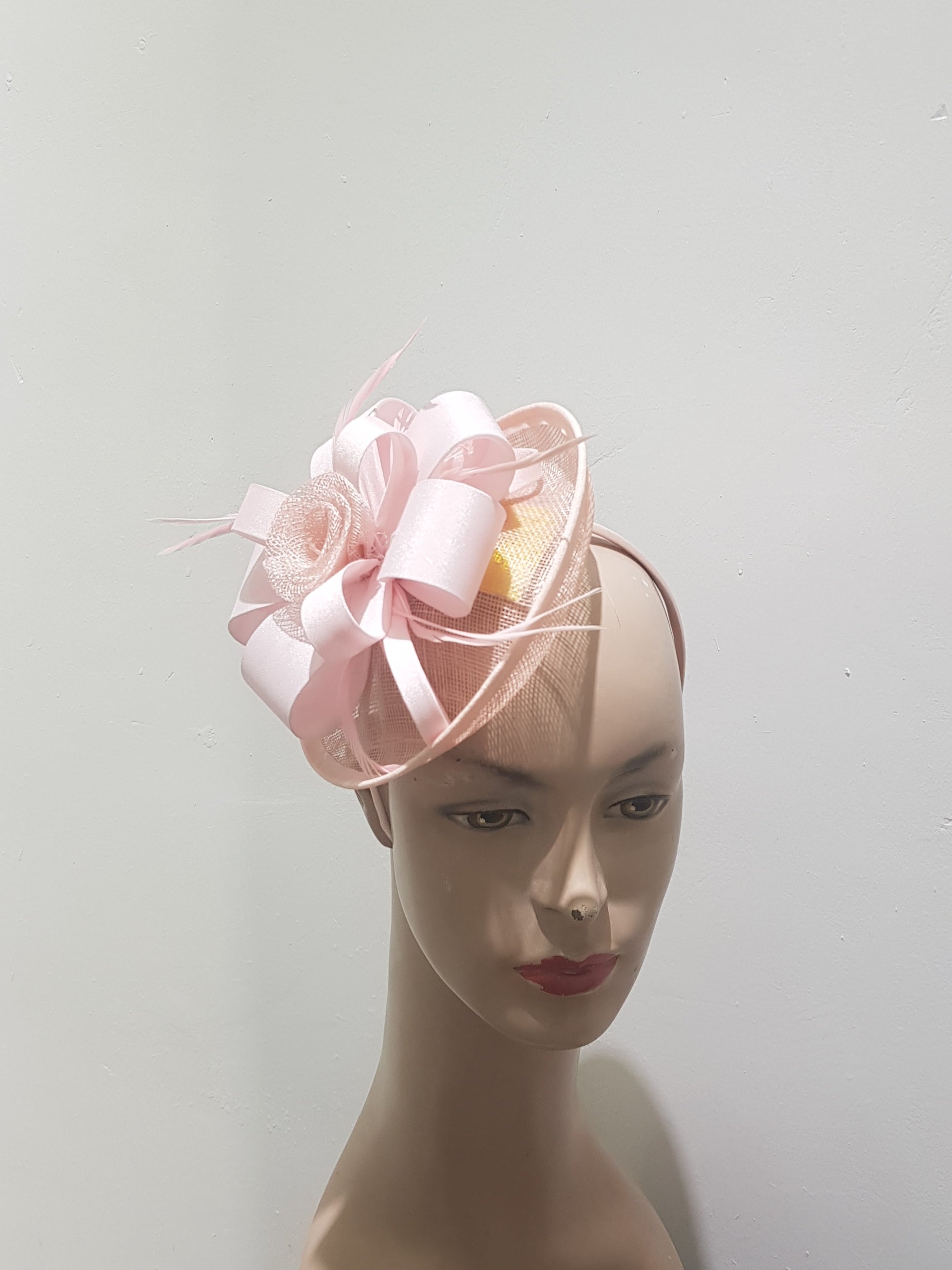 Blush Bow Elegance Fascinator