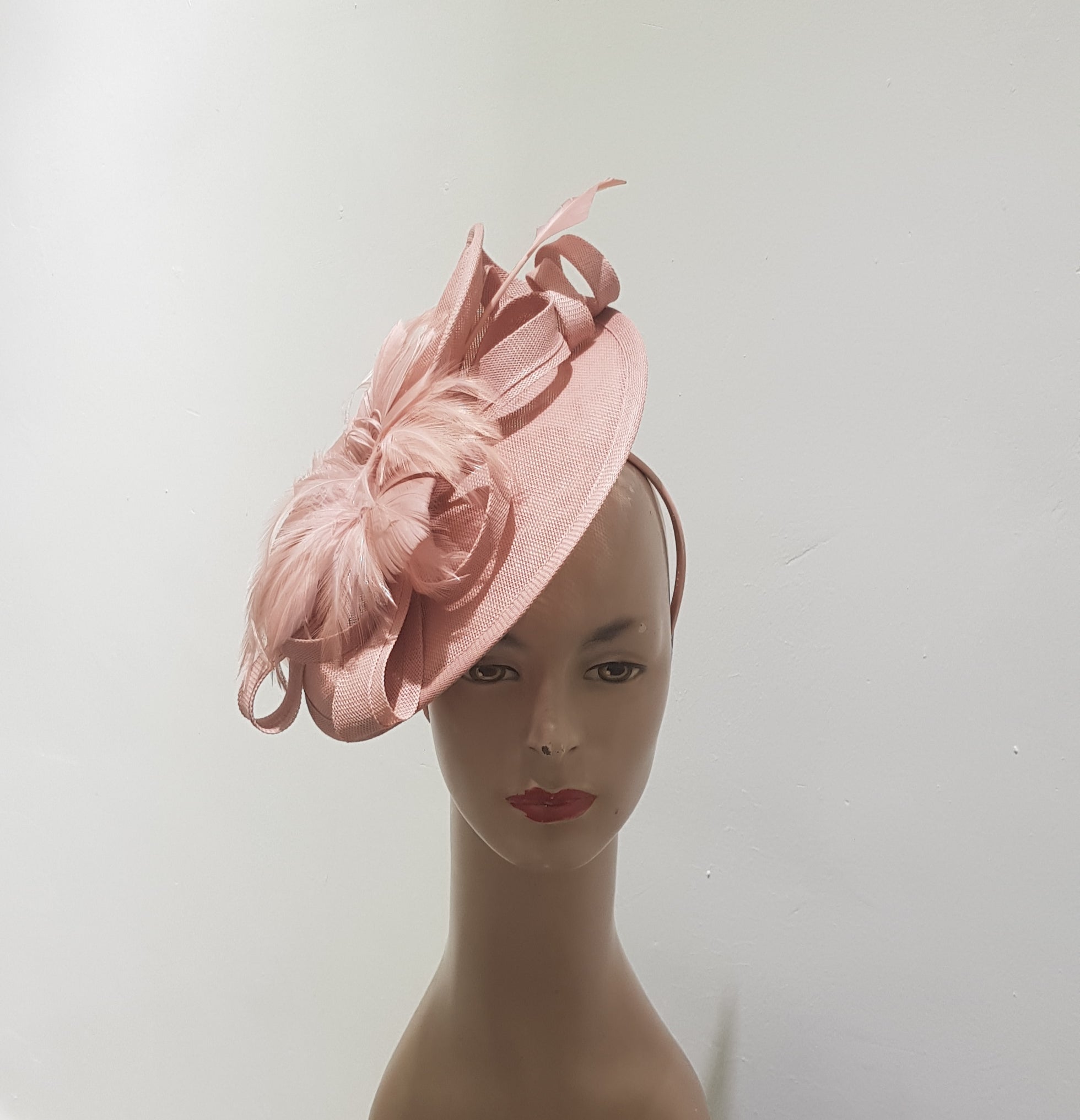 Blushing Chic Sinamay Fascinator Collection