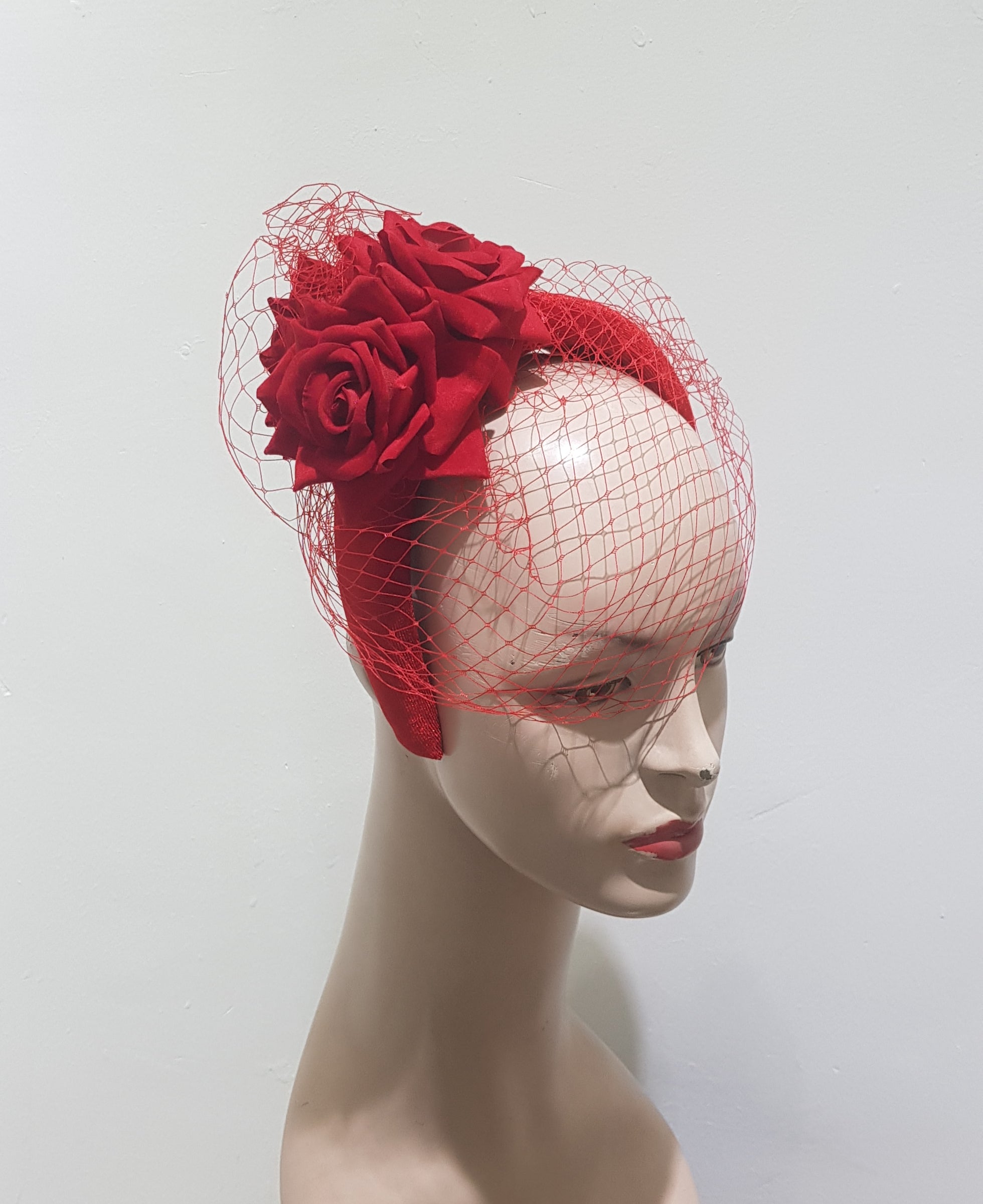 Crimson Rose Veil