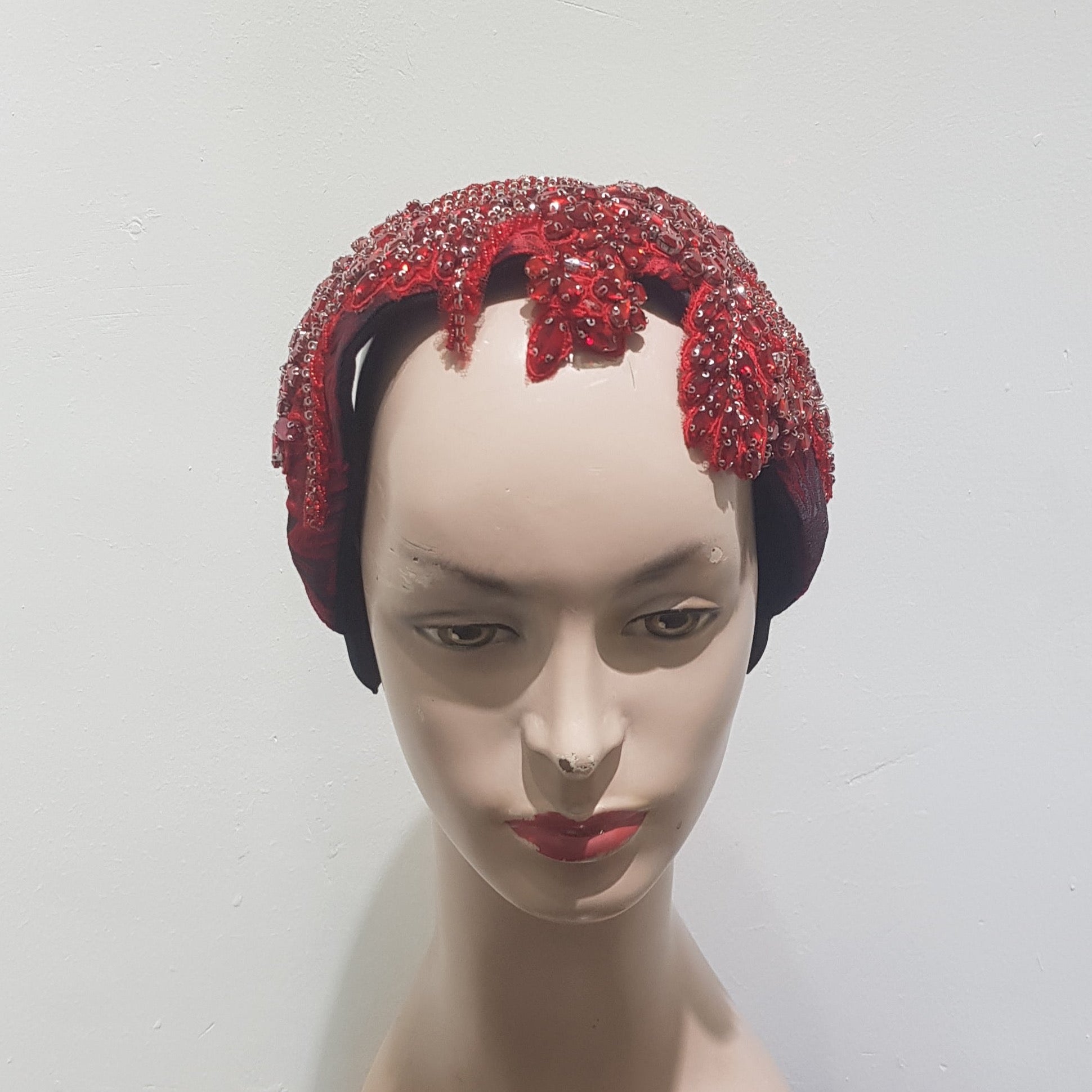 Bejeweled Satin Headband