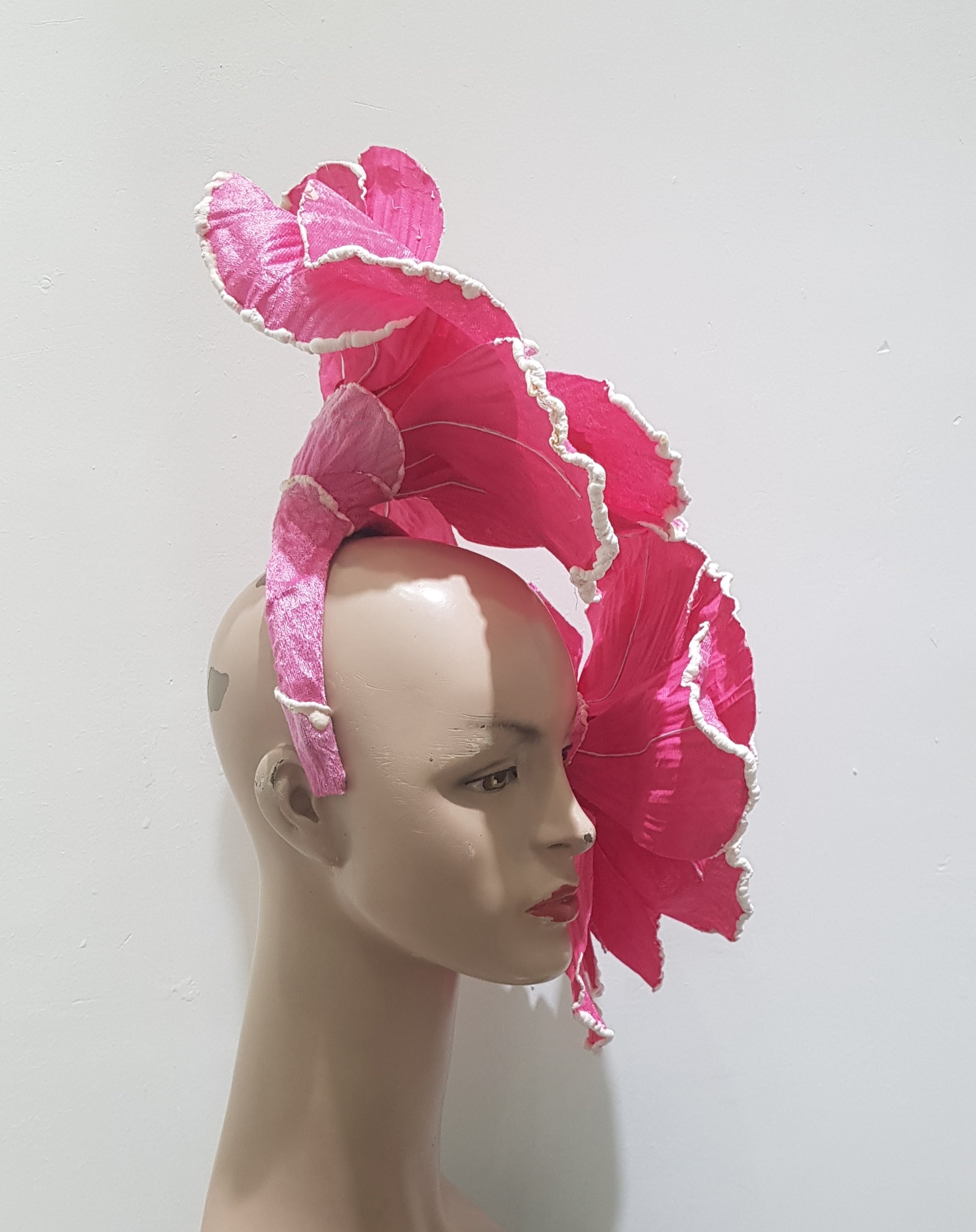 Blushing Petals Oversized Floral Fascinator