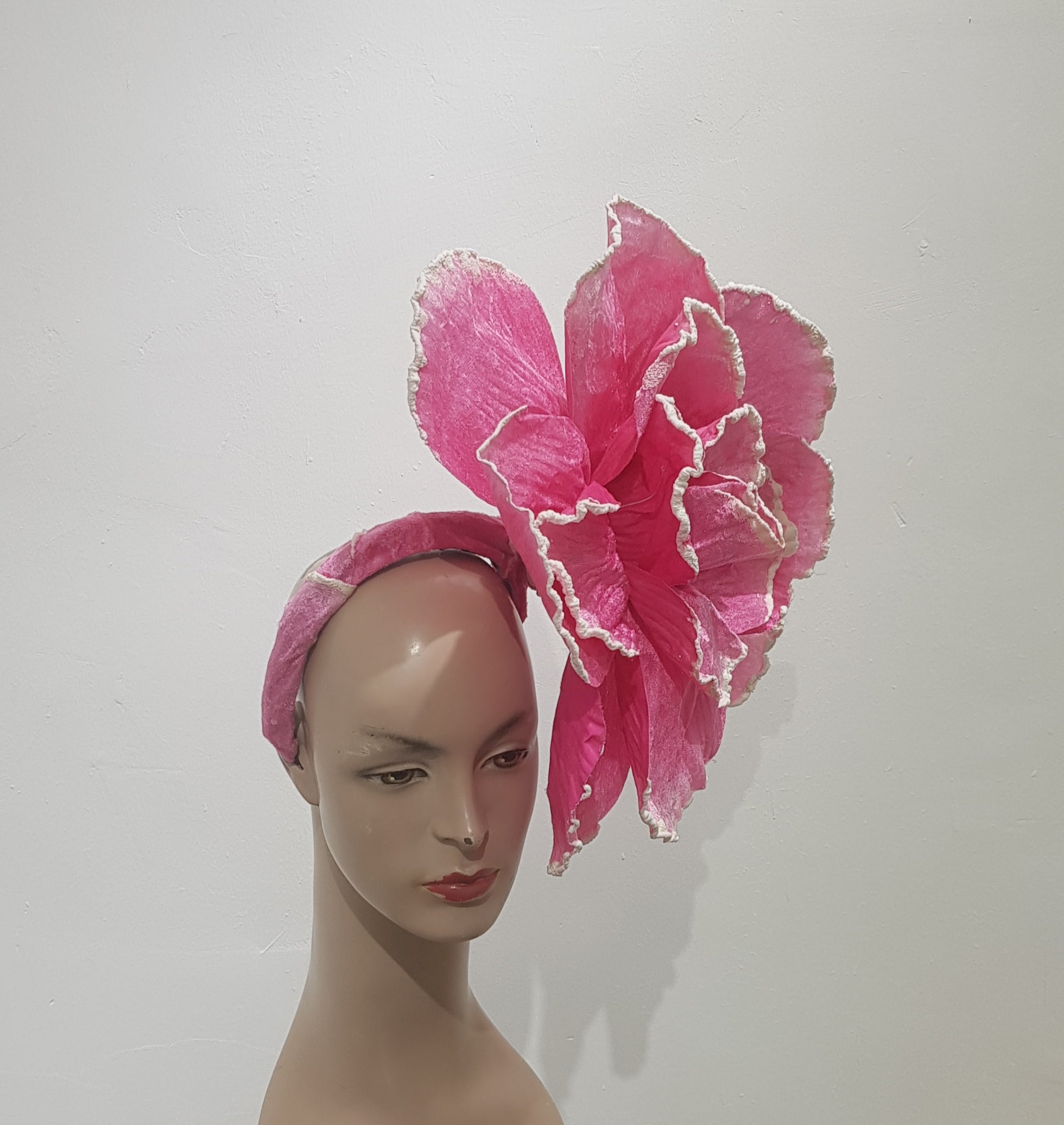 Denim Bloom Fascinator