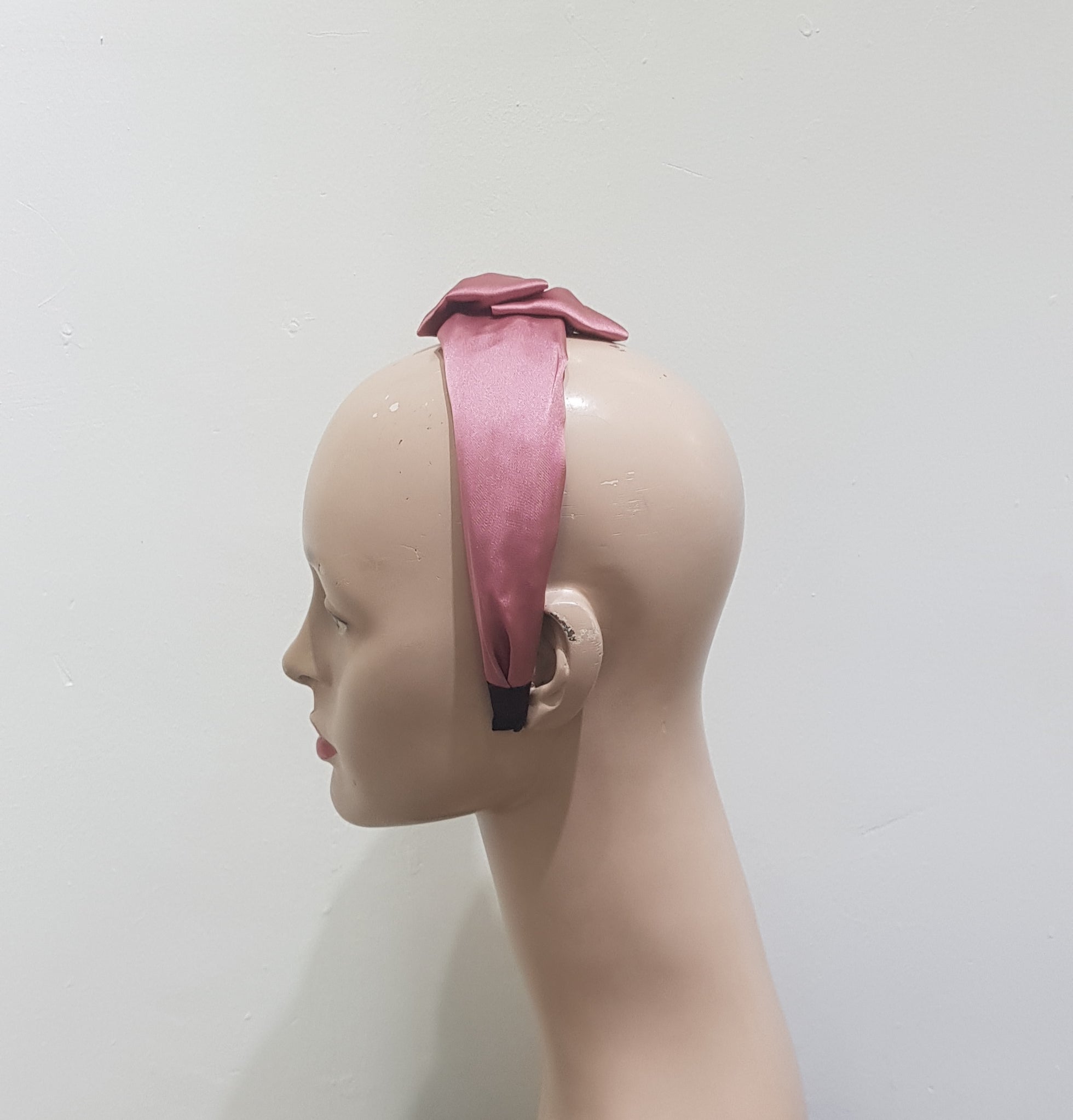 Satin Bow Charm Headband