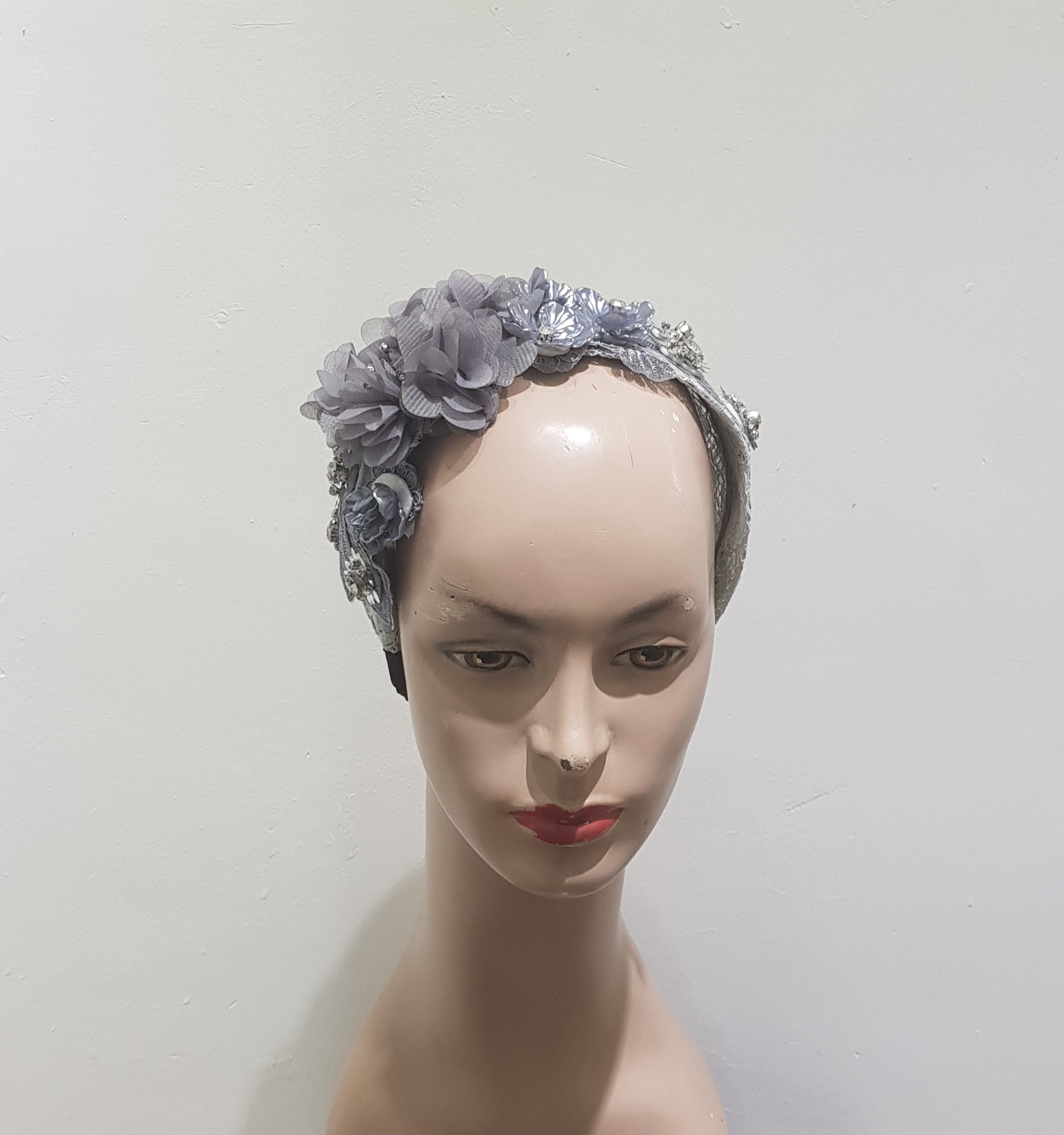 Luxurious Textured Floral Headband