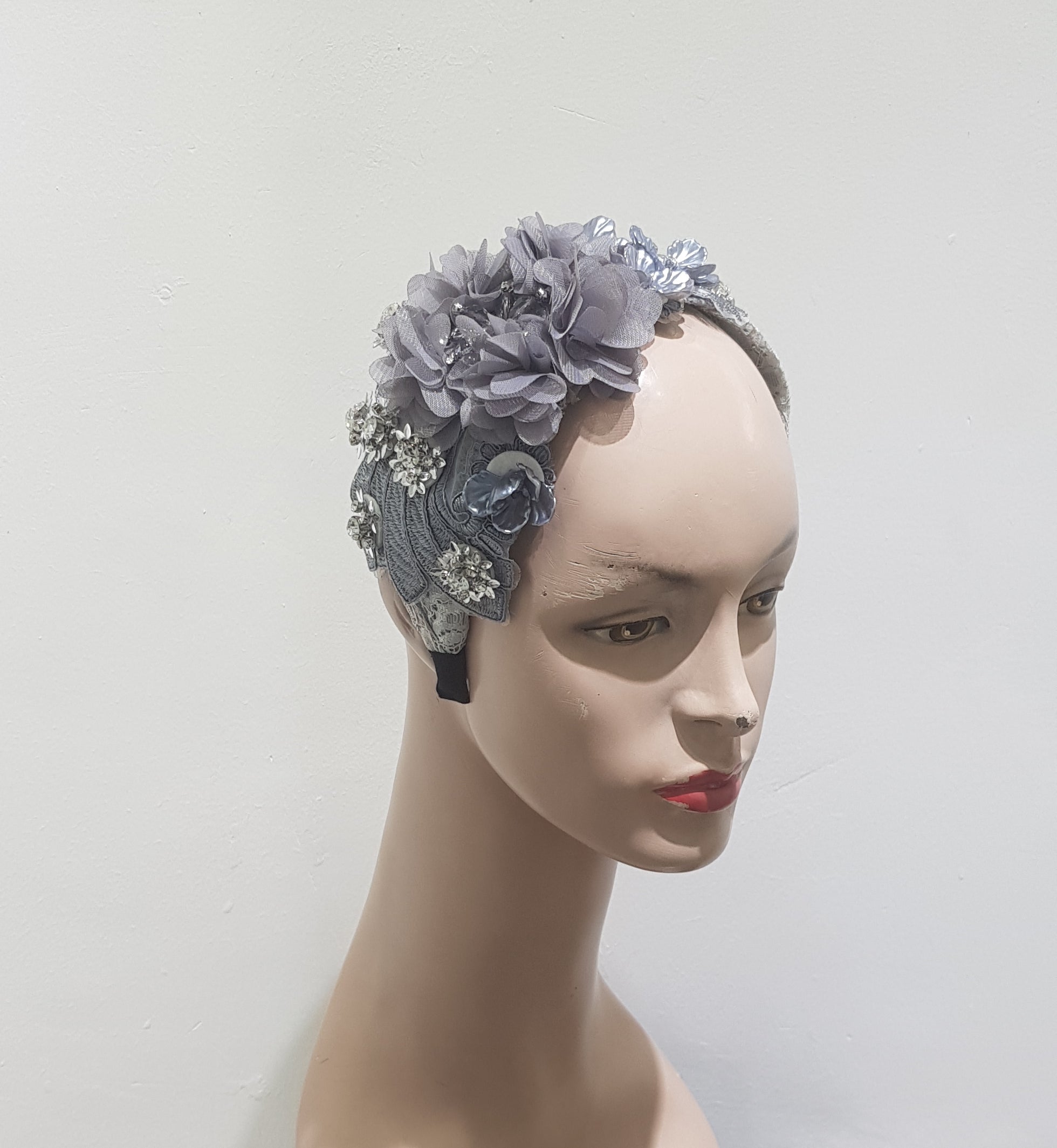 Luxurious Textured Floral Headband