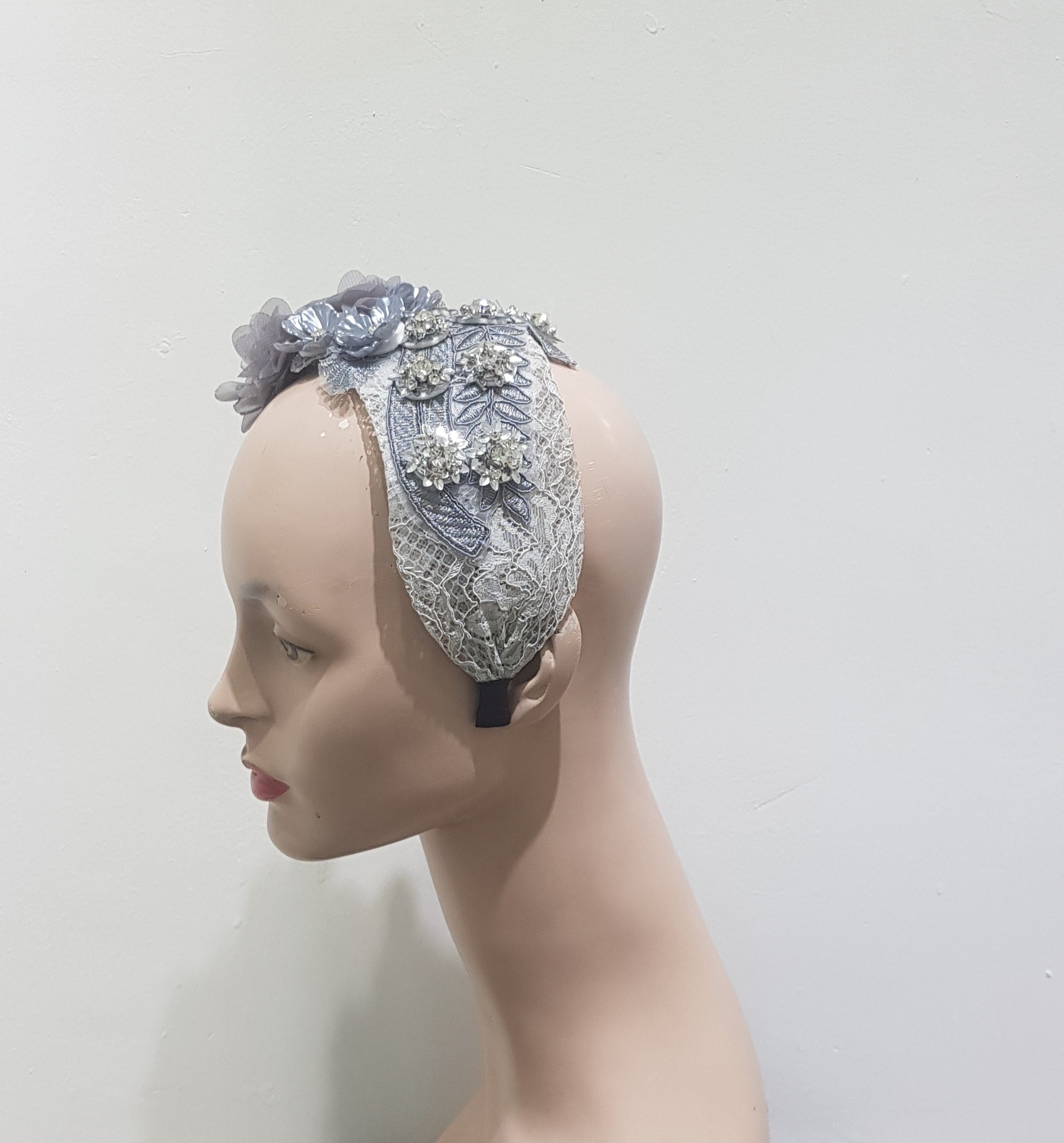 Luxurious Textured Floral Headband