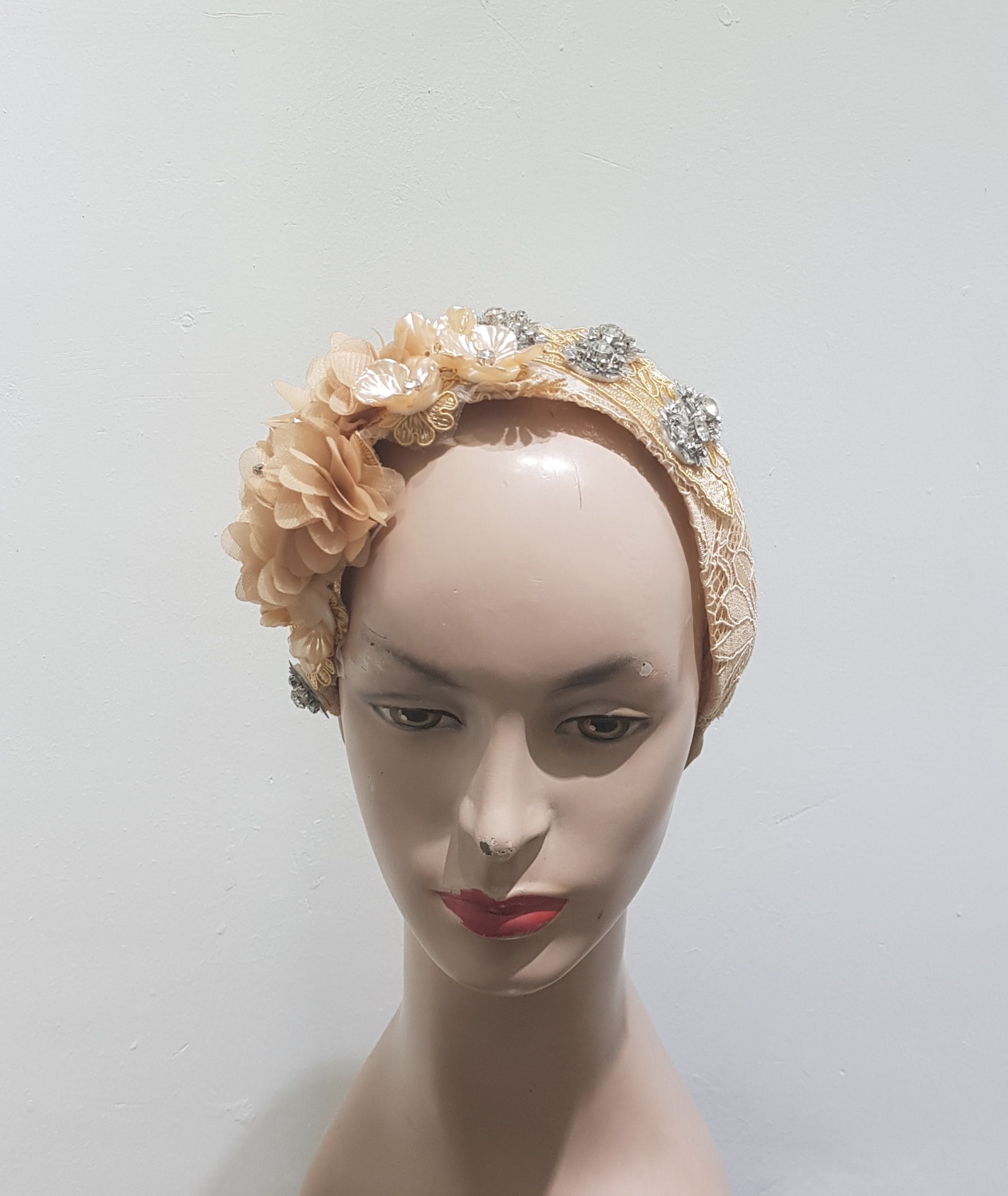 Luxurious Textured Floral Headband