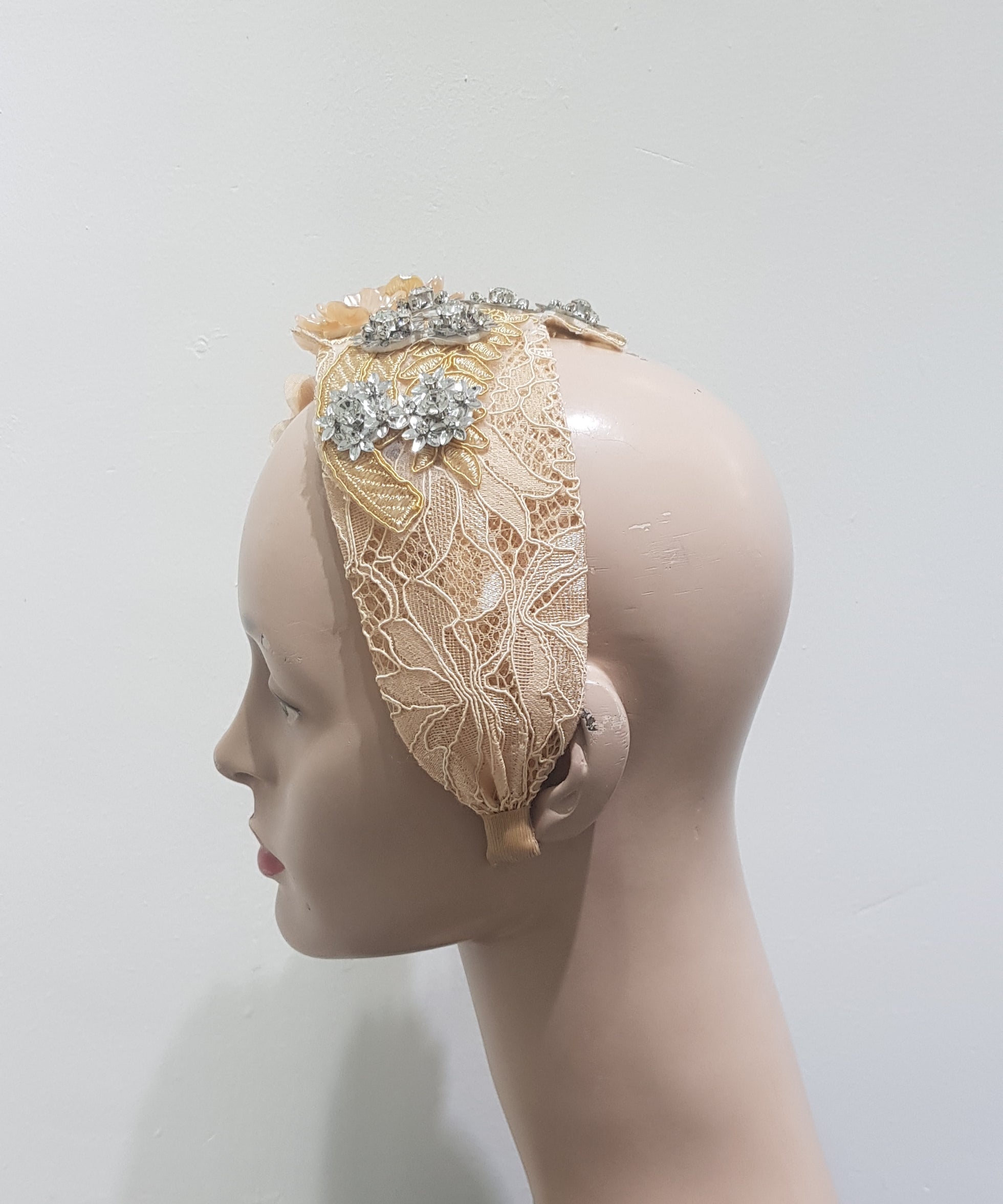 Luxurious Textured Floral Headband