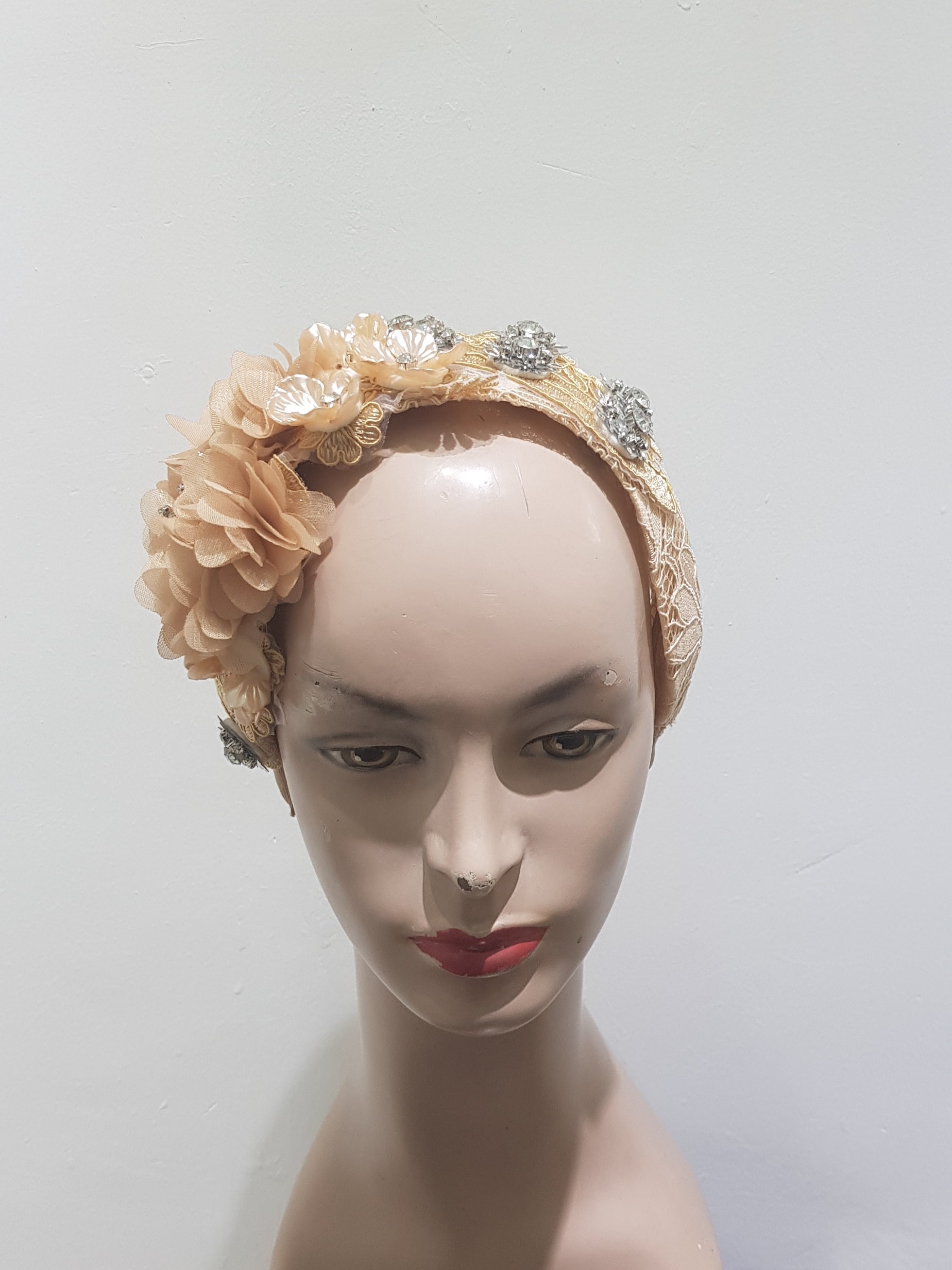 Luxurious Textured Floral Headband