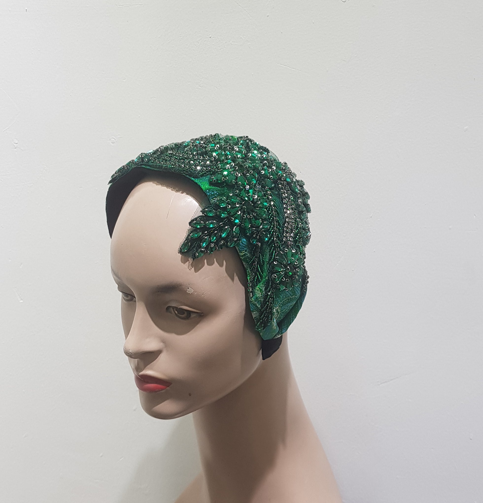 Bejeweled Satin Headband