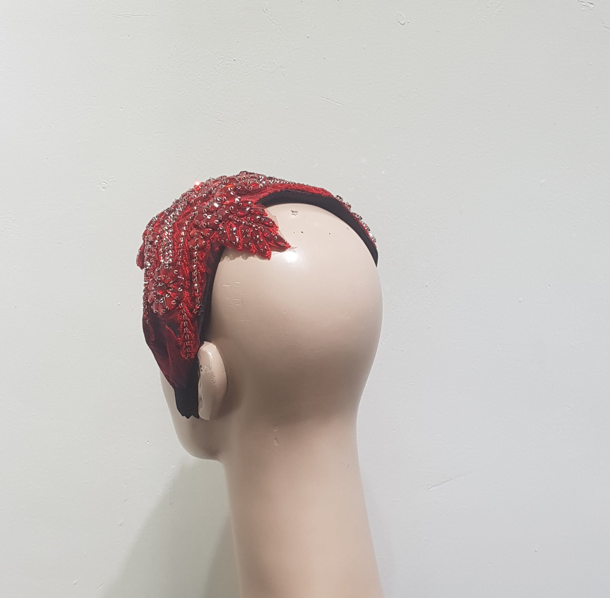 Bejeweled Satin Headband