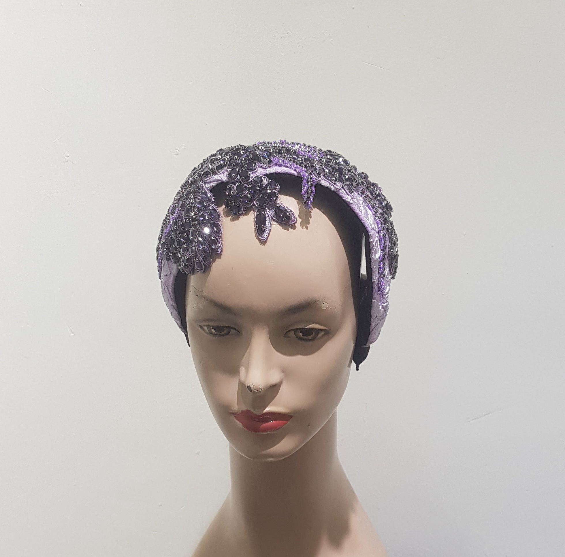 Bejeweled Satin Headband