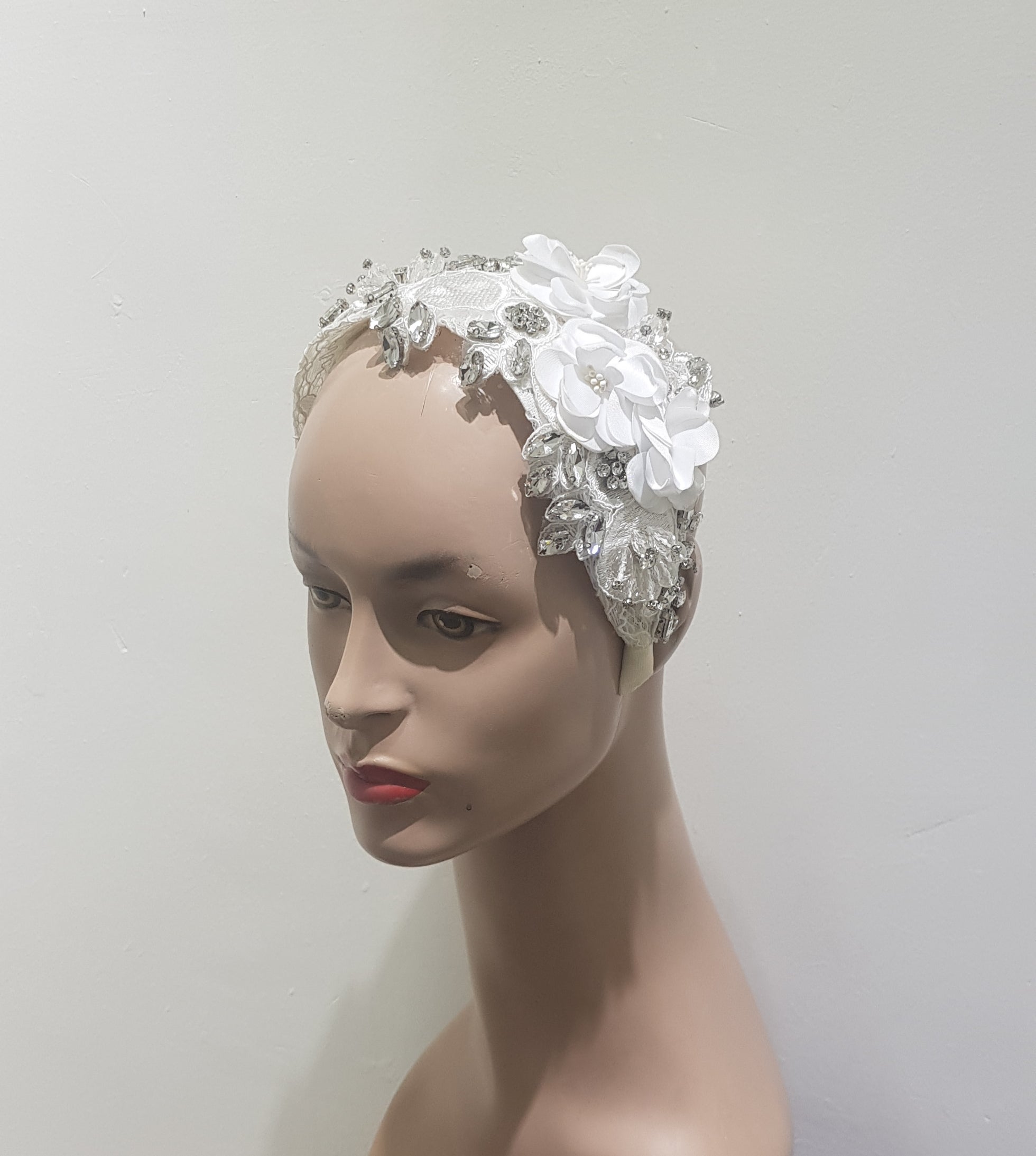 Luxurious Embellished Lace Headband