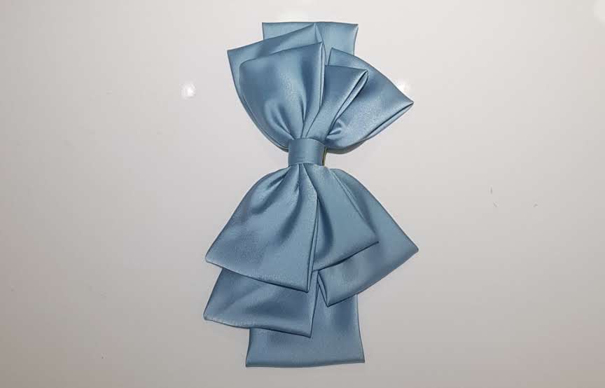 "Elegant Satin Bow Hair Accessory Collection"