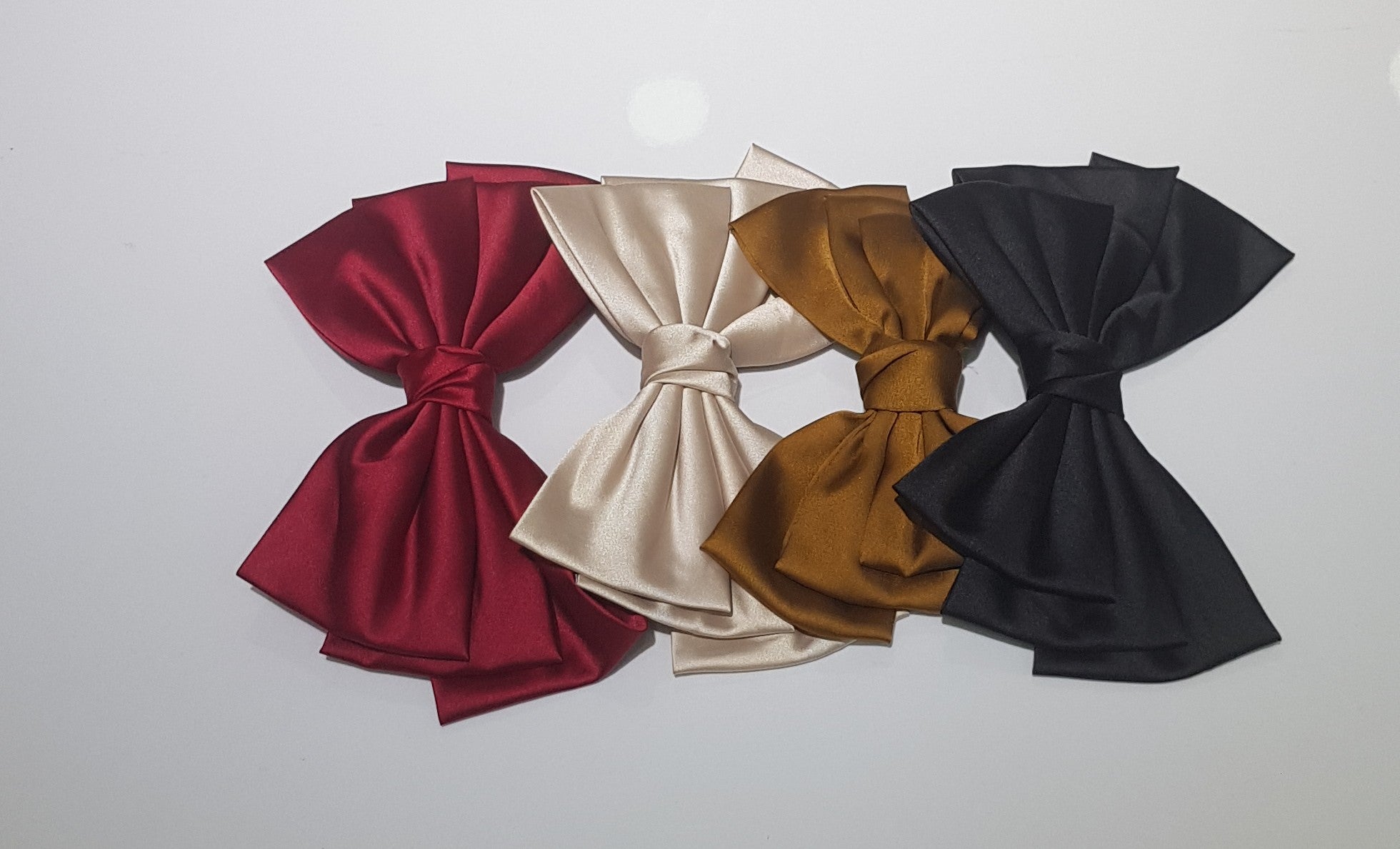 Sleek Satin Bow Accessory