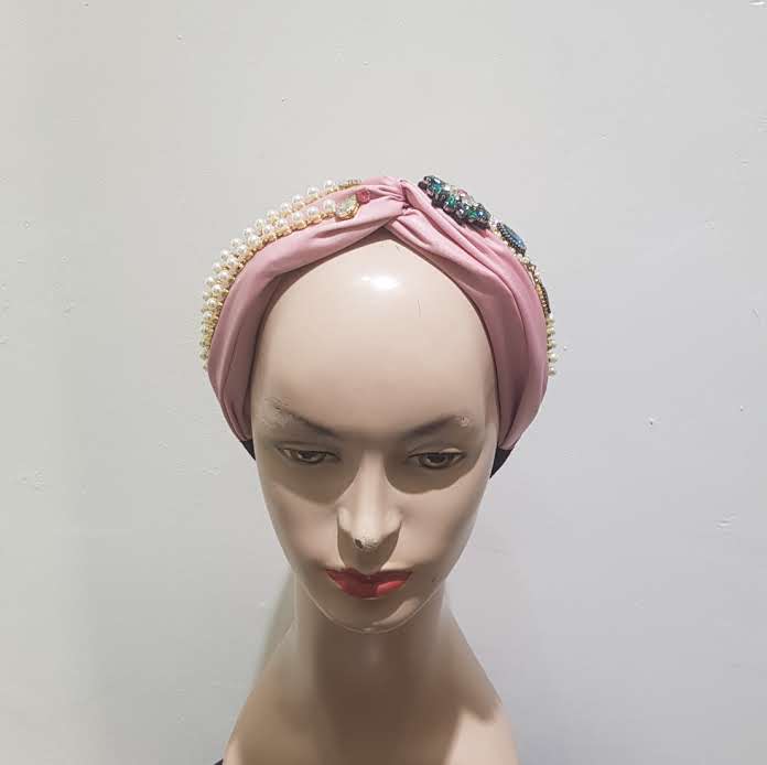 Vintage Pearl Knot Headband