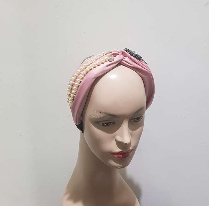 Vintage Pearl Knot Headband