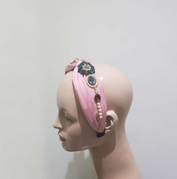 Vintage Pearl Knot Headband