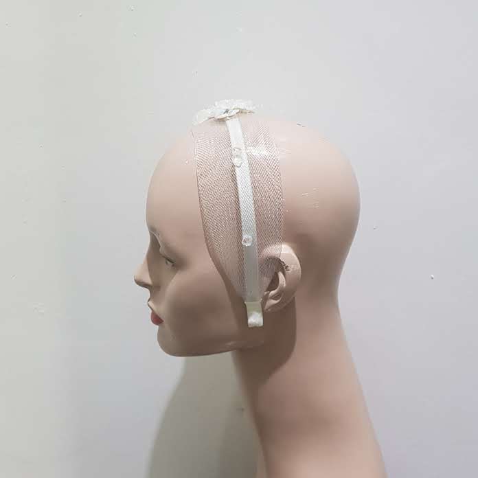 "Opalescent Blossom Bridal Headpiece"