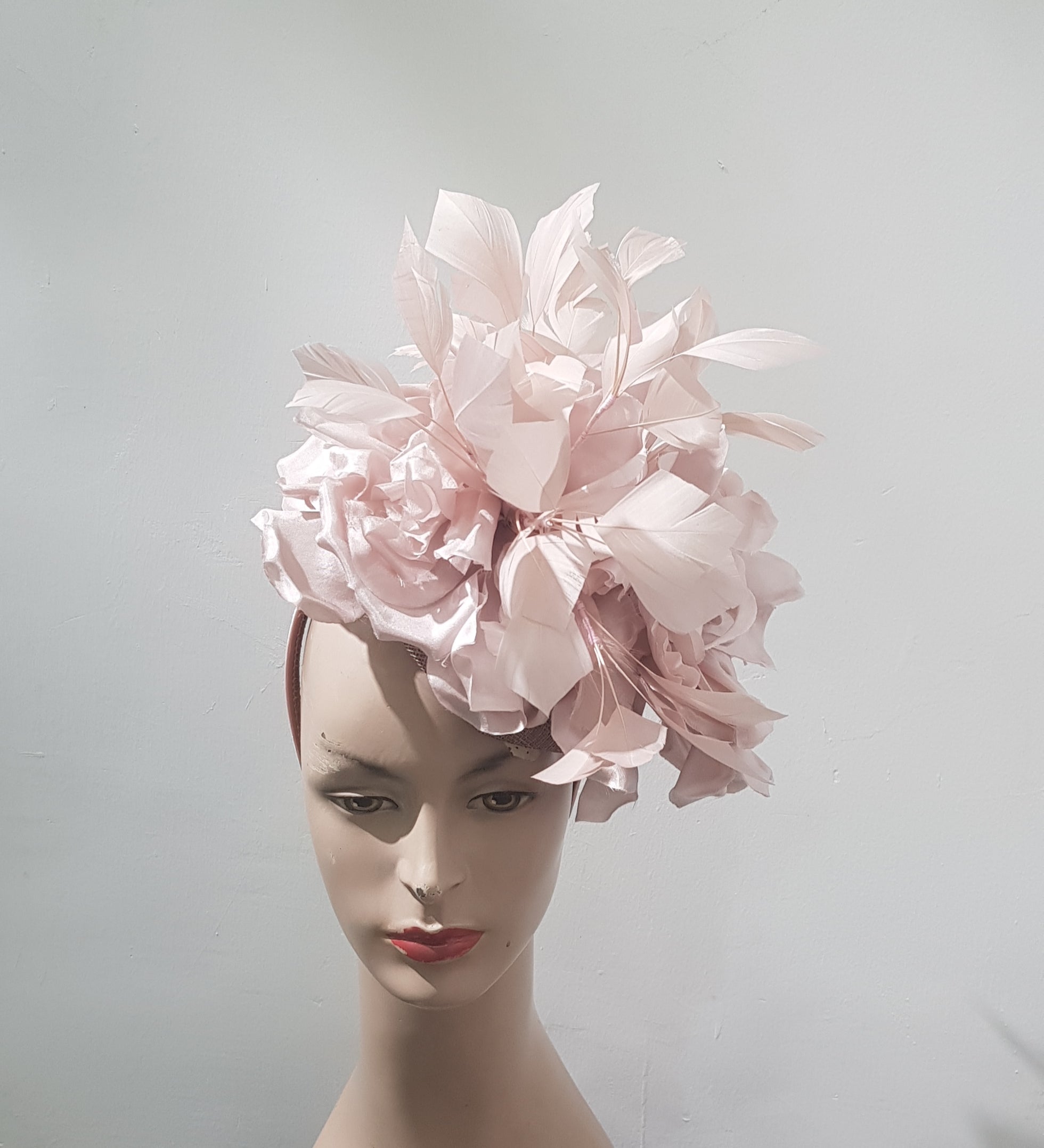 Blush Petal Elegance Fascinator