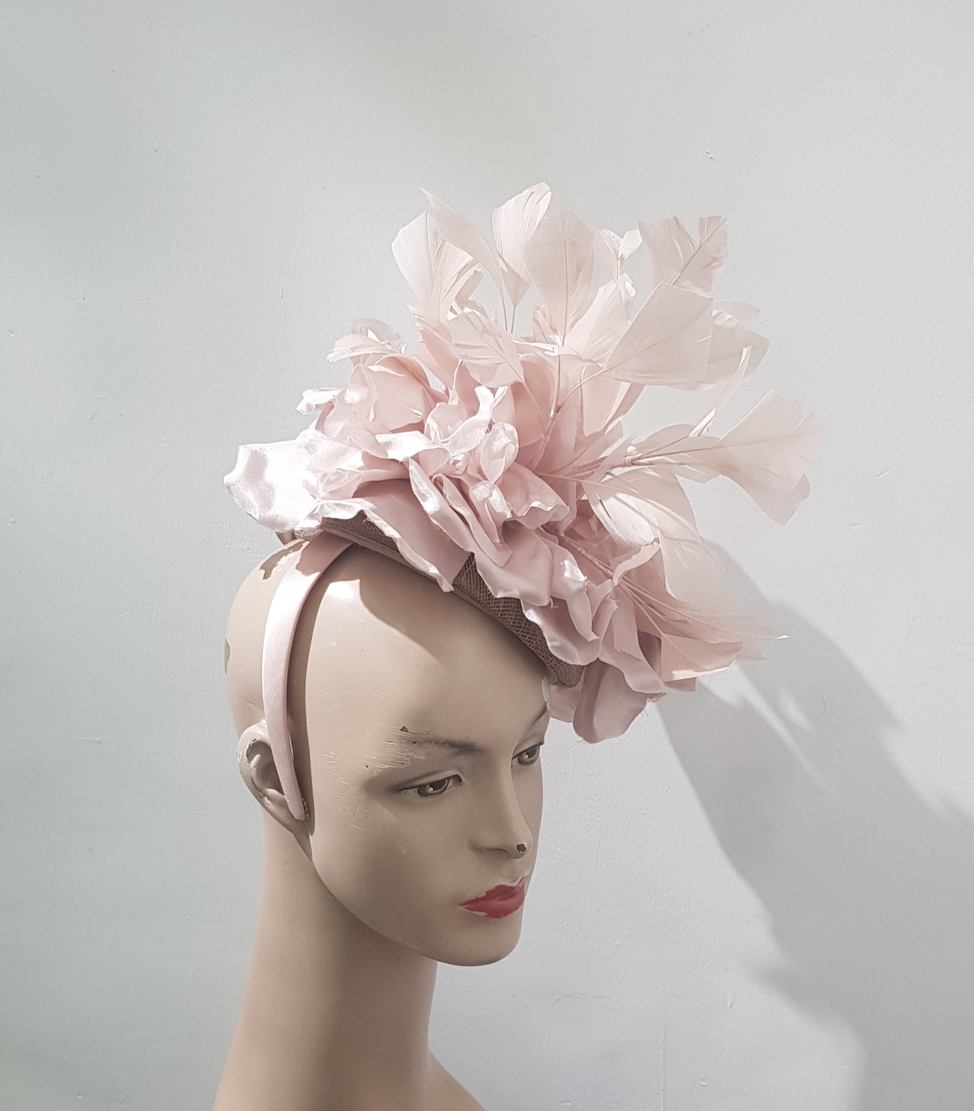 Blush Petal Elegance Fascinator