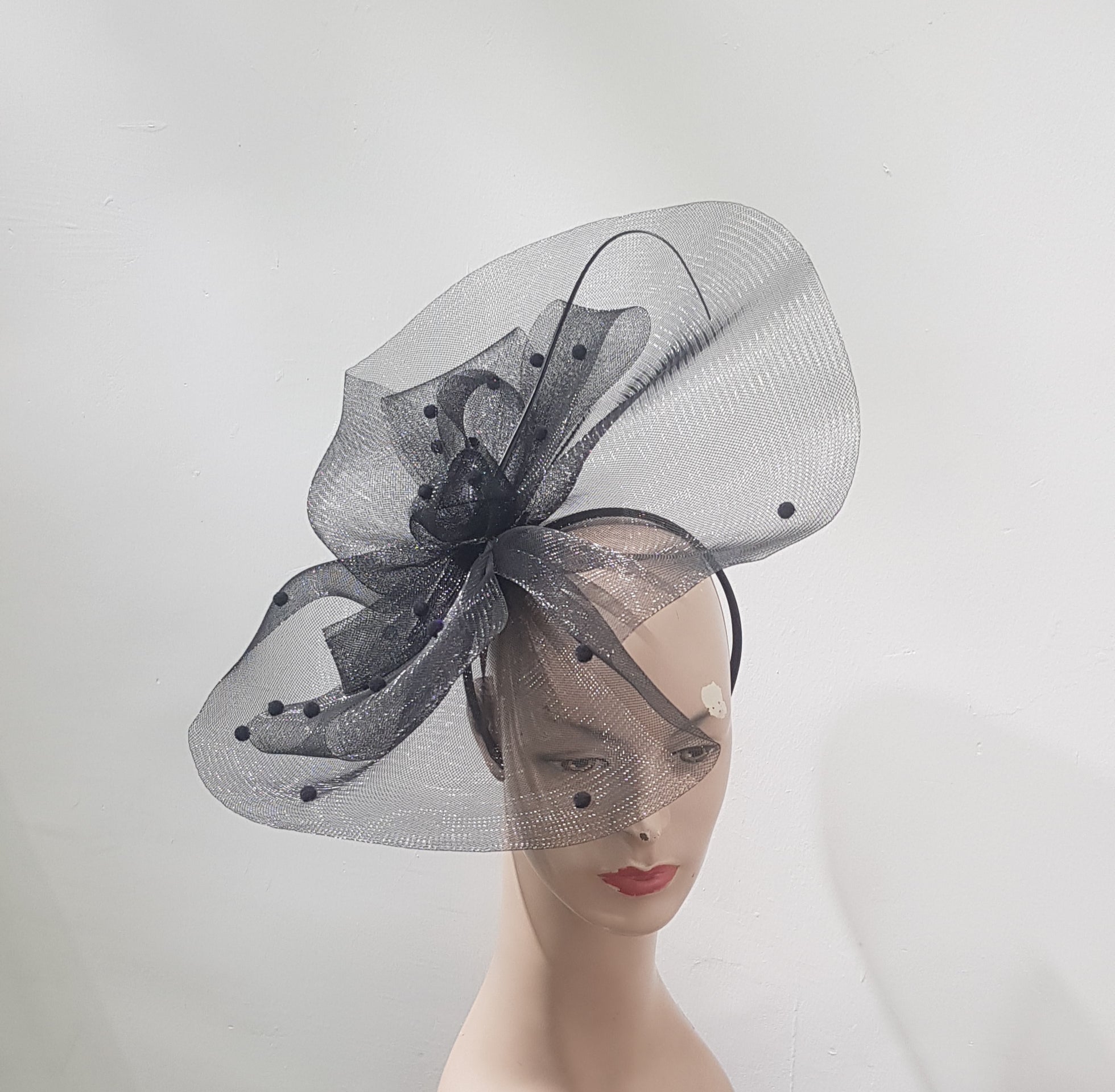 "Ethereal Mesh Fascinator"