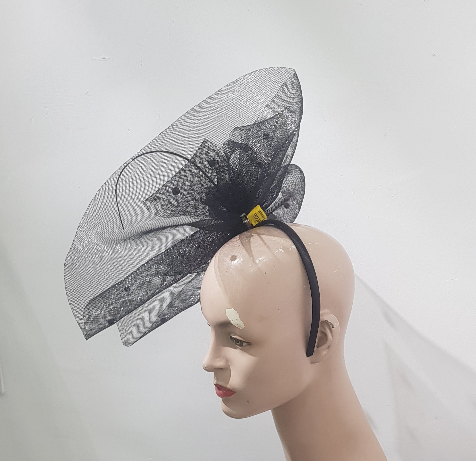 "Ethereal Mesh Fascinator"