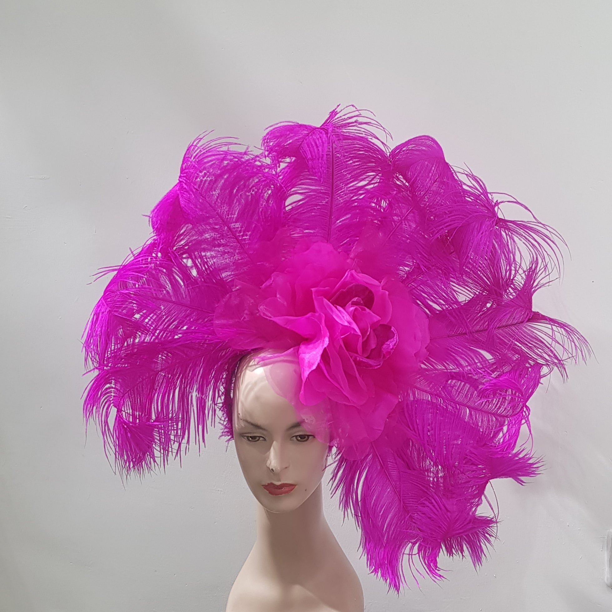 Vibrant Plume Feather Headdress Collection