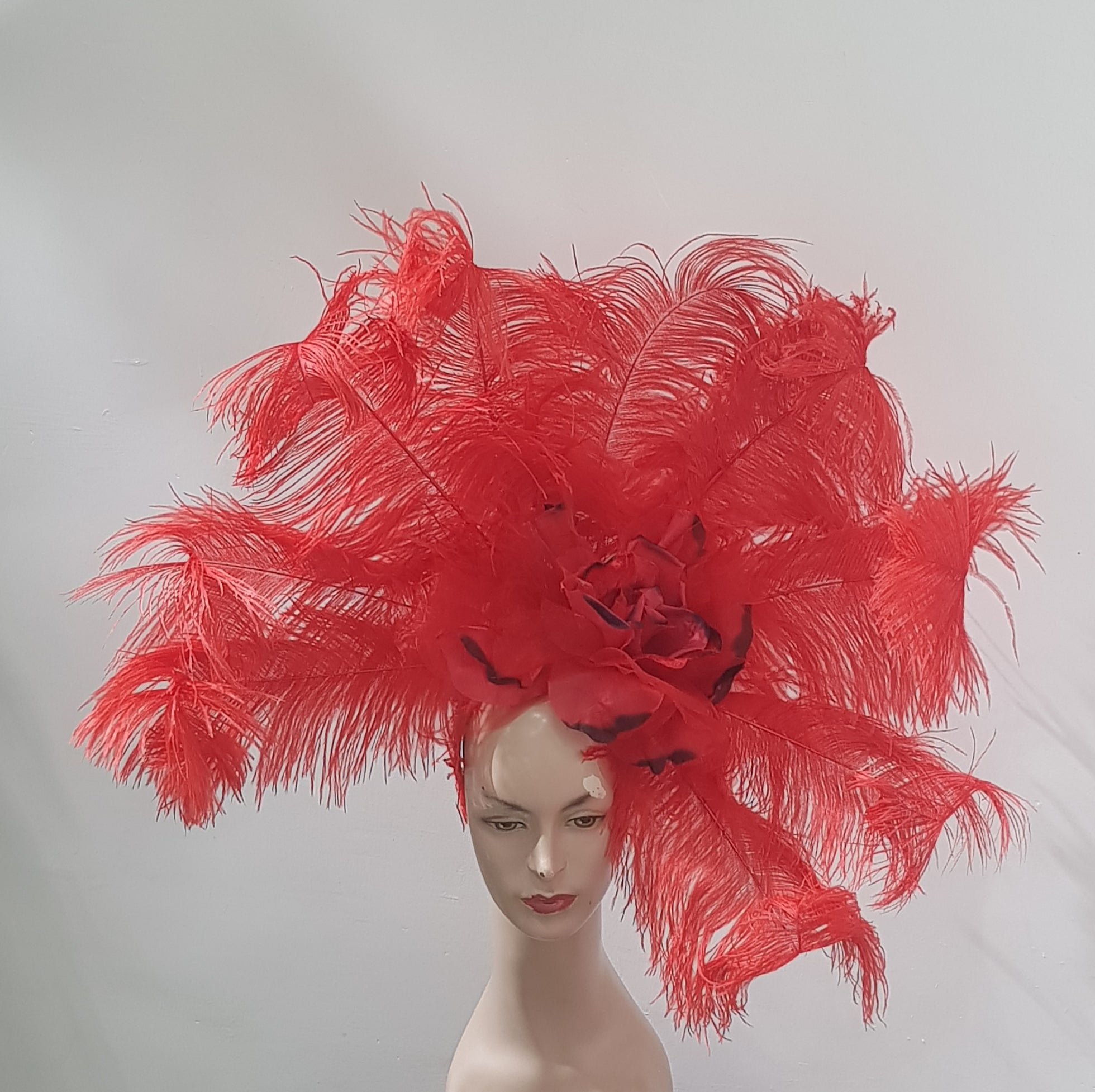 Vibrant Plume Feather Headdress Collection