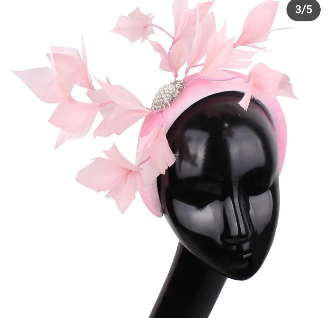 "Floral Radiance Fascinator"