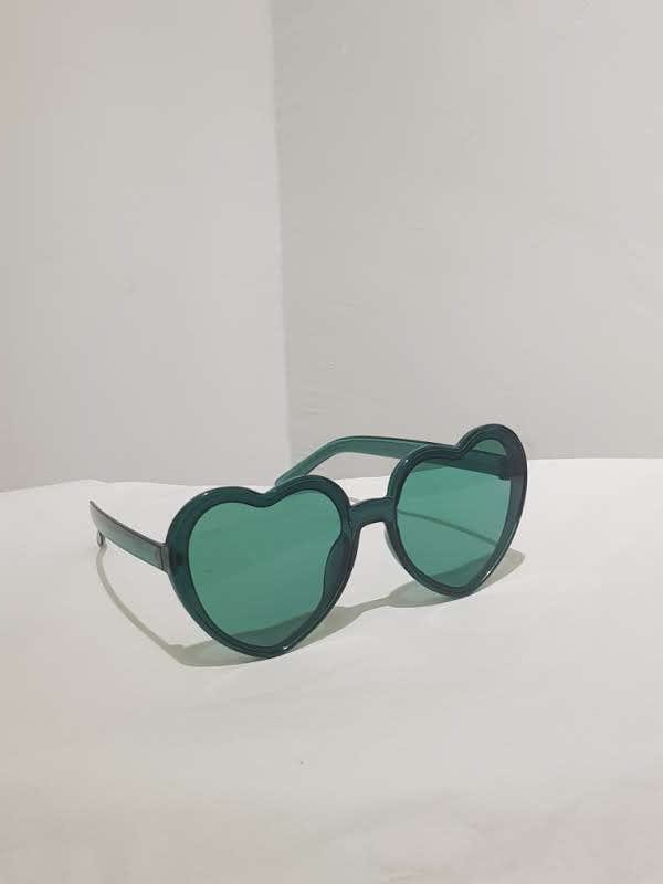 Playful Heart-Shaped Colorful Sunglasses Collection