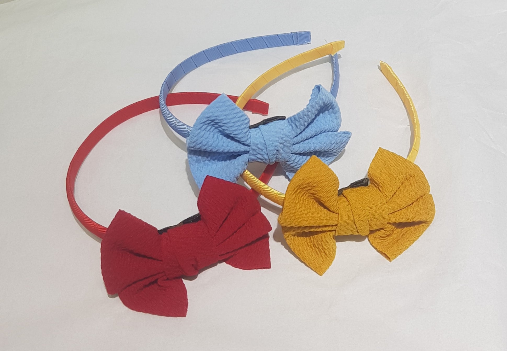 4 inches Charming Textured Bow Headband