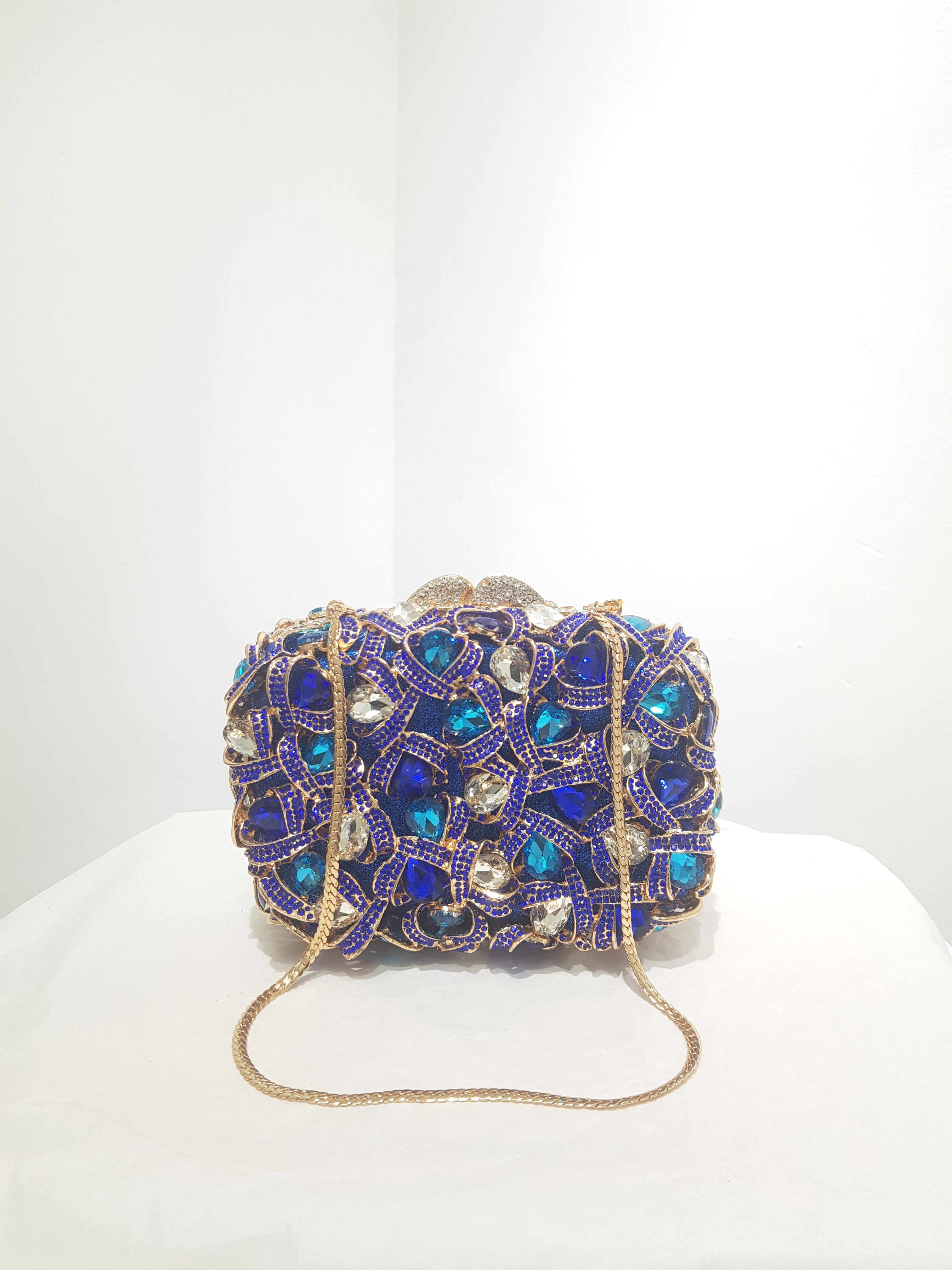 Large Rhinestone clutch bag