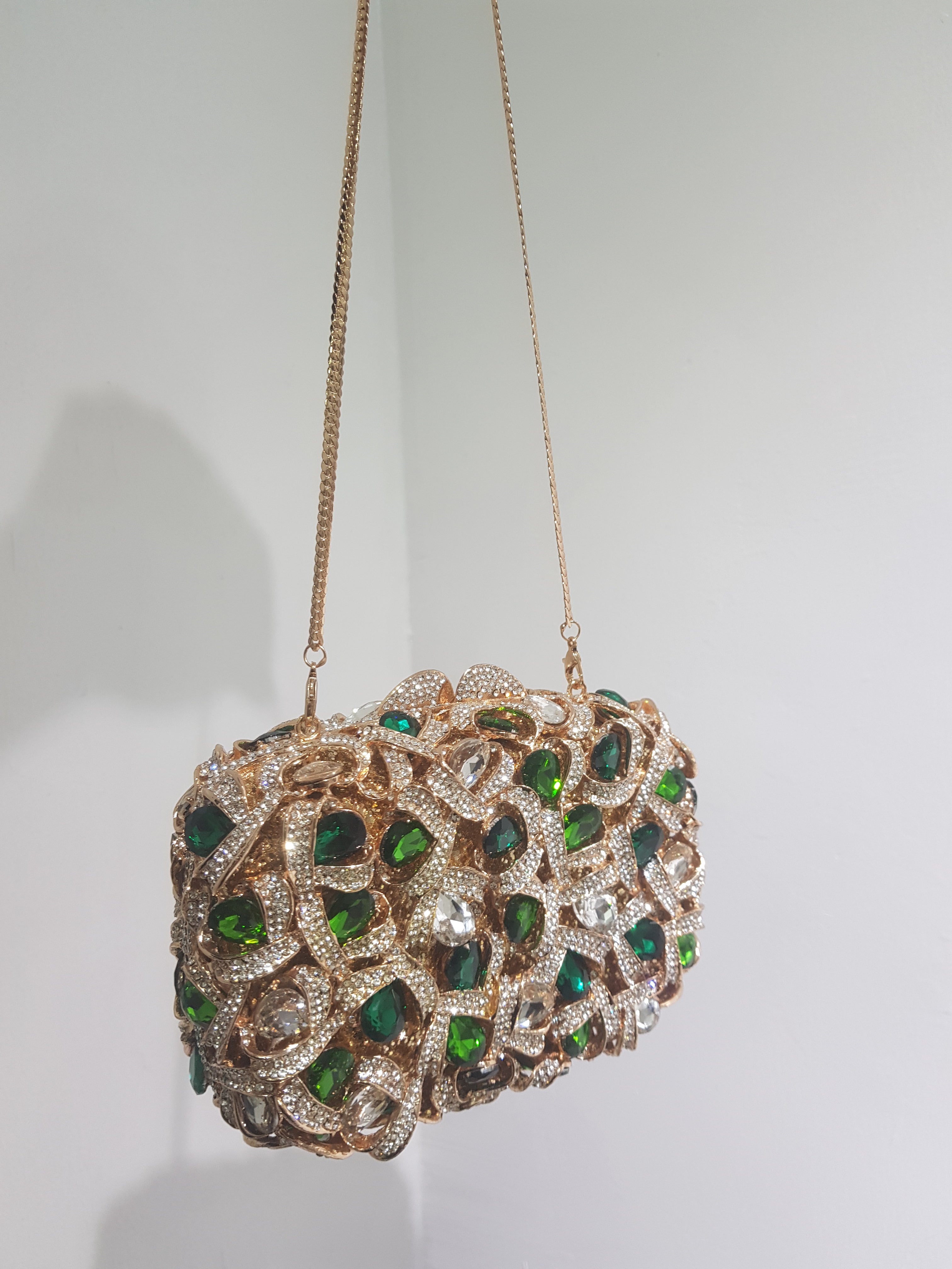 Large Rhinestone clutch bag