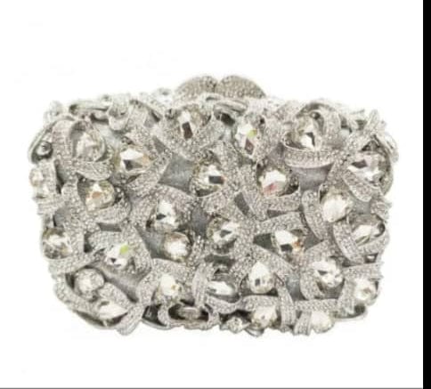 Large Rhinestone clutch bag