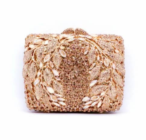 Luxurious Rhinestone and crystal clutch bag