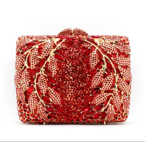 Luxurious Rhinestone and crystal clutch bag