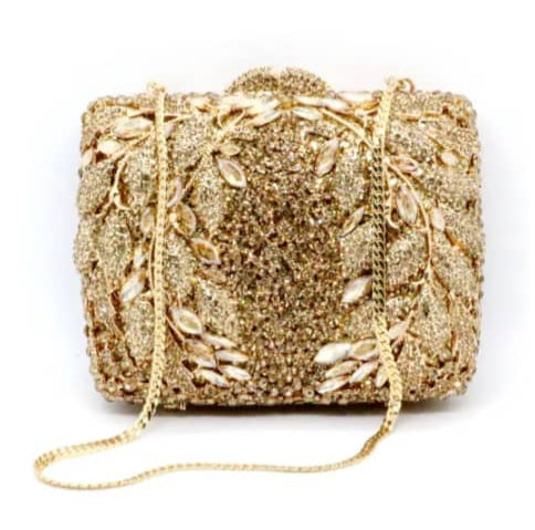 Luxurious Rhinestone and crystal clutch bag