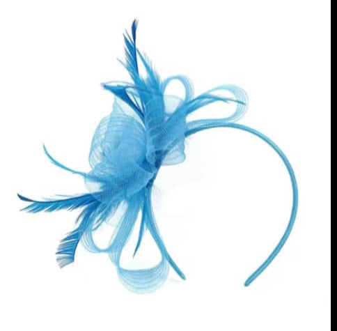 "Crin & feather fascinator"