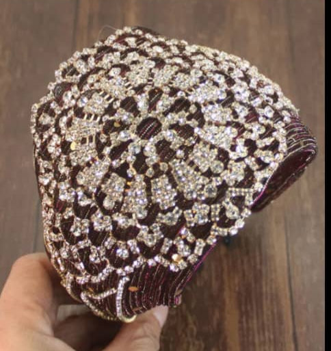 "Regal Sparkle Embellished Headband"