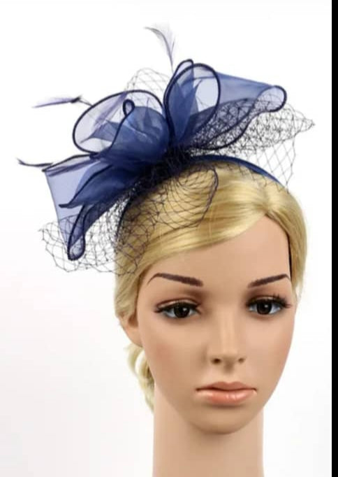 "Organza and Tulle Fascinator"